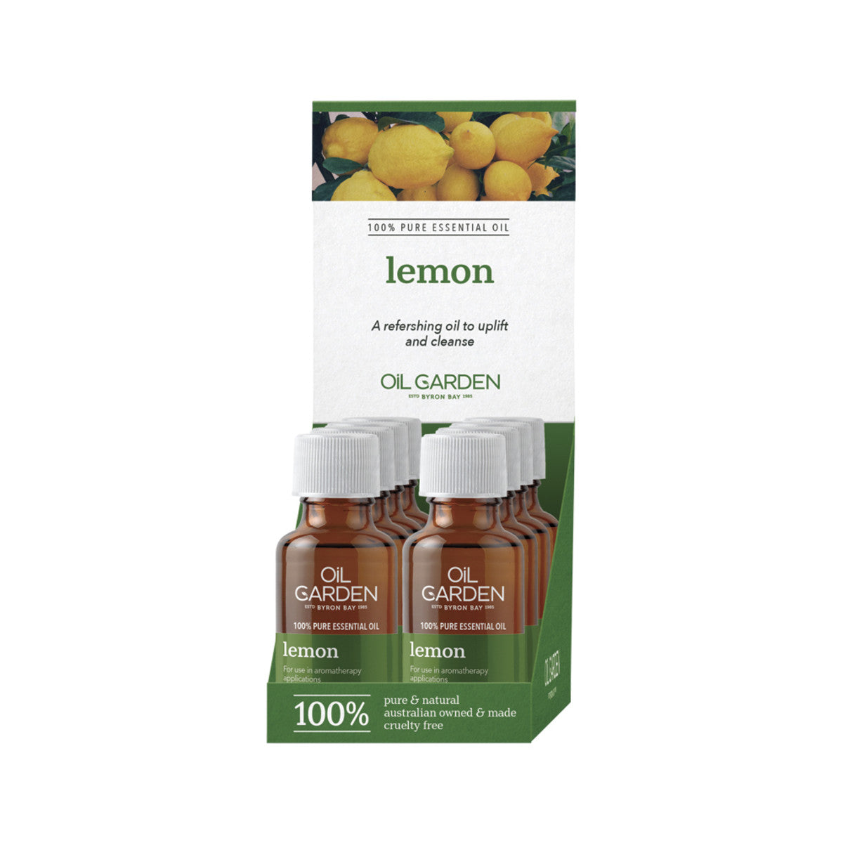 Oil Garden Essential Oil Lemon 25ml(Pack of 8) - Cutprice Online