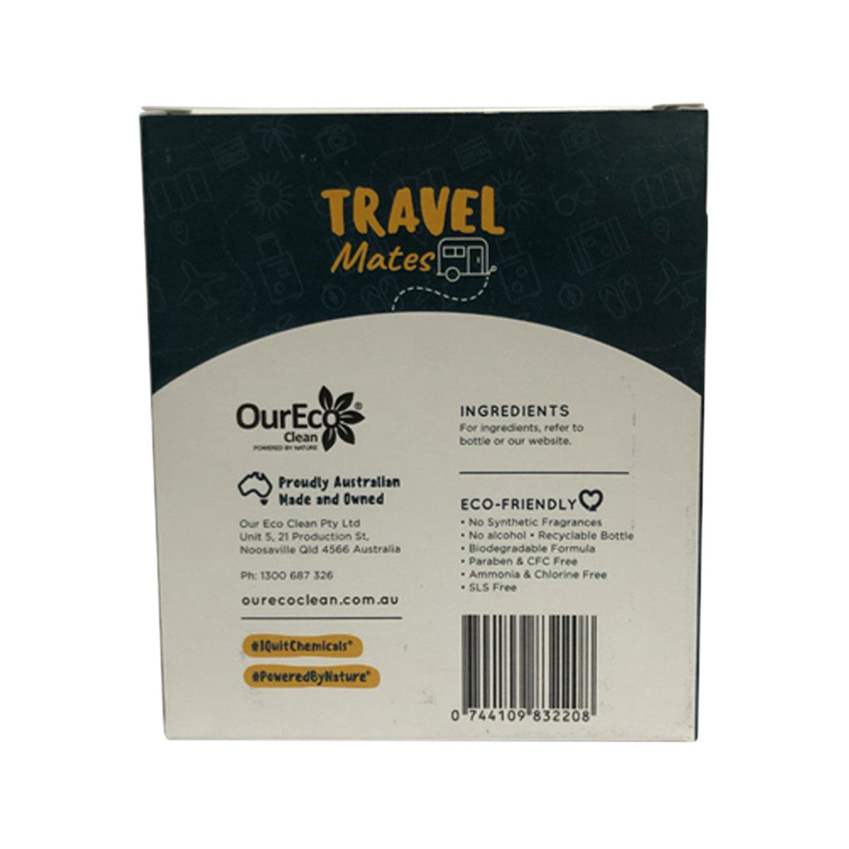 OurEco Clean Air Freshener Travel Mates 50ml x 3 Pack (contains: Lazy Days, Sugar & Spice & Lemon Twist) - Cutprice Online