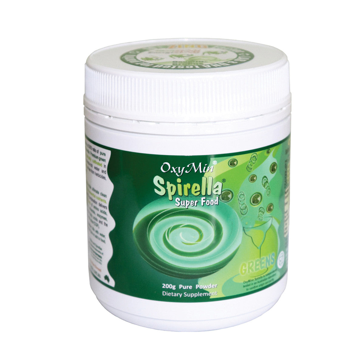 OxyMin Spirella Super Food (50/50 Spirulina Chlorella Blend) 200g Powder - Cutprice Online