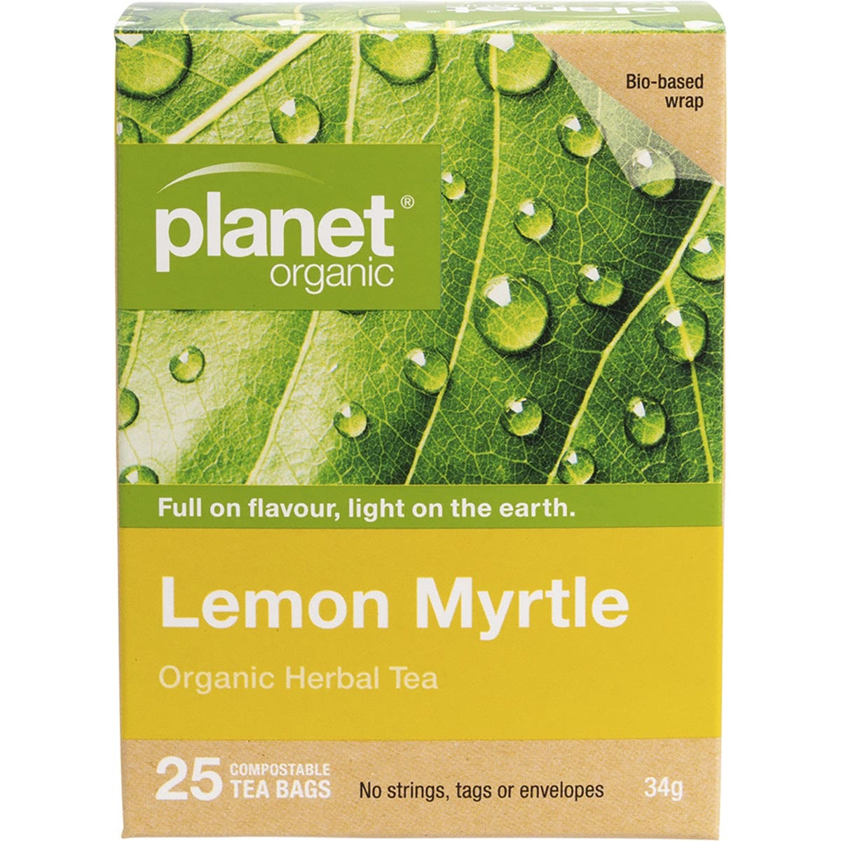 Planet Organic Organic Lemon Myrtle Herbal Tea x 25 Tea Bags - Cutprice Online