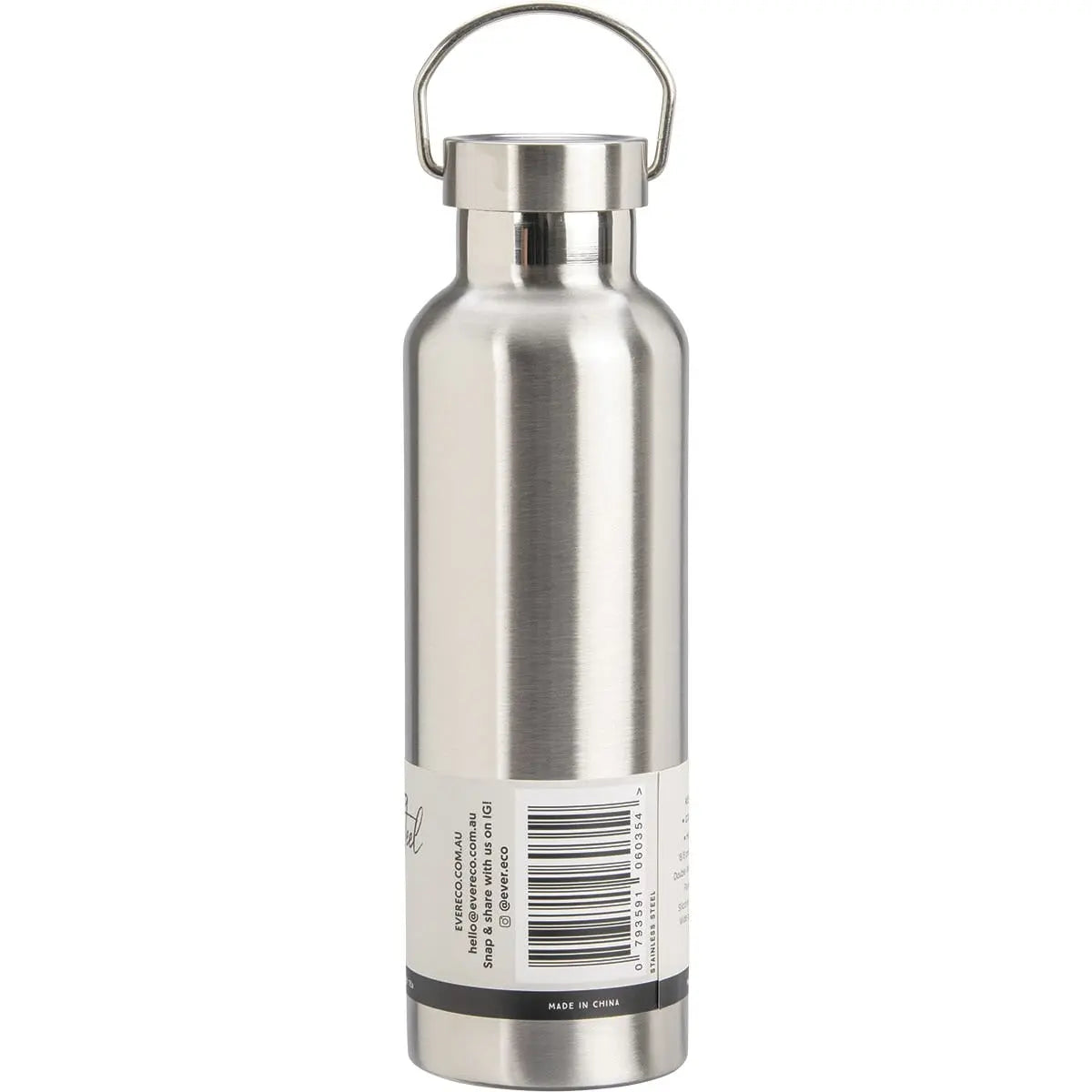 EVER ECO Insulated Stainless Steel Bottle Brushed Stainless 750ml EVER ECO