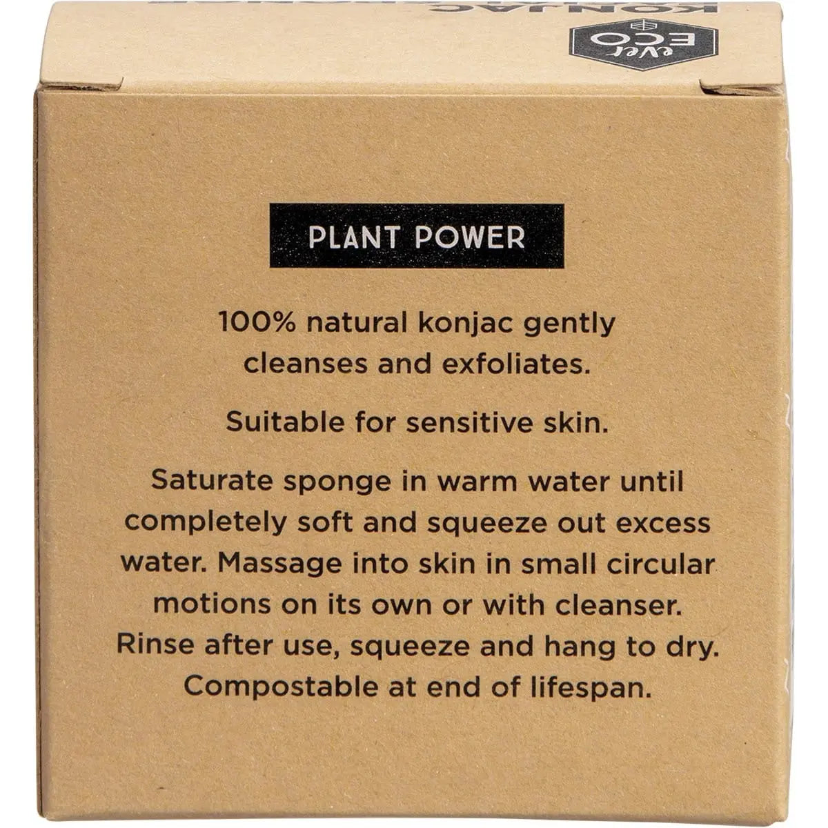 EVER ECO Konjac Facial Sponge Original 1 EVER ECO
