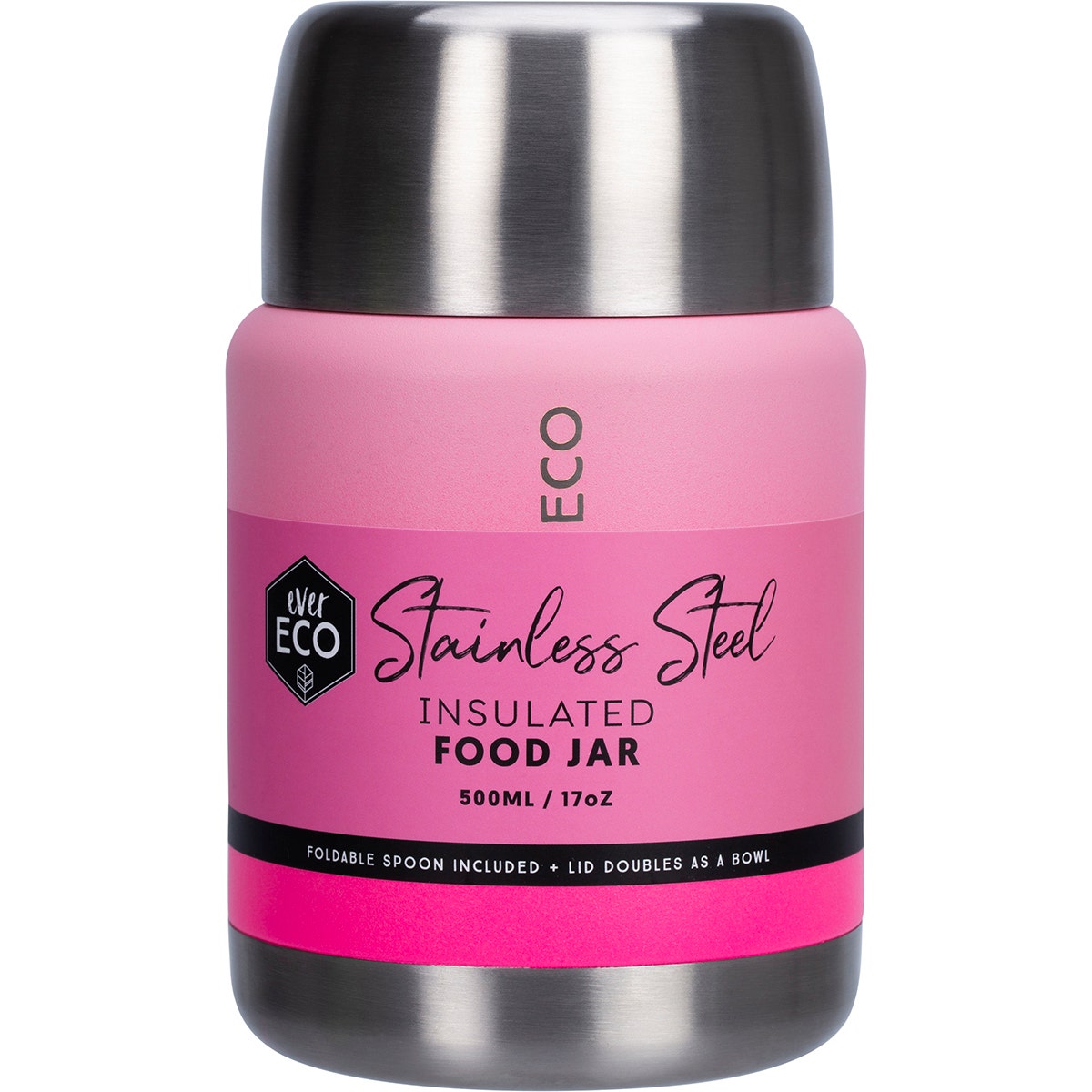 EVER ECO Insulated Stainless Steel Food Jar Rise 500ml - Cutprice Online