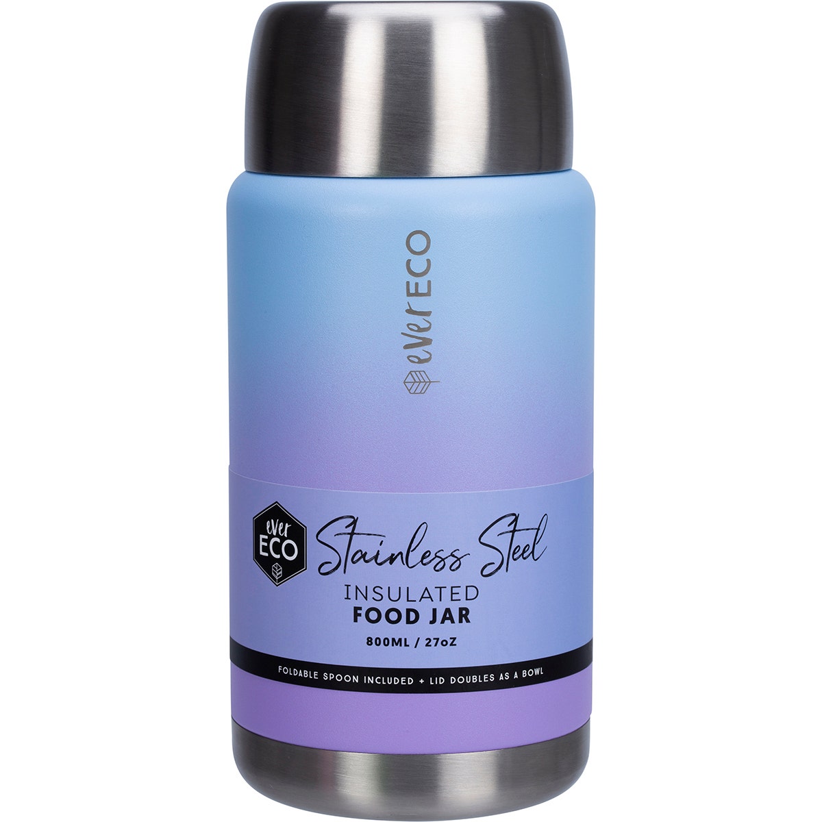 EVER ECO Insulated Stainless Steel Food Jar Balance 800ml - Cutprice Online