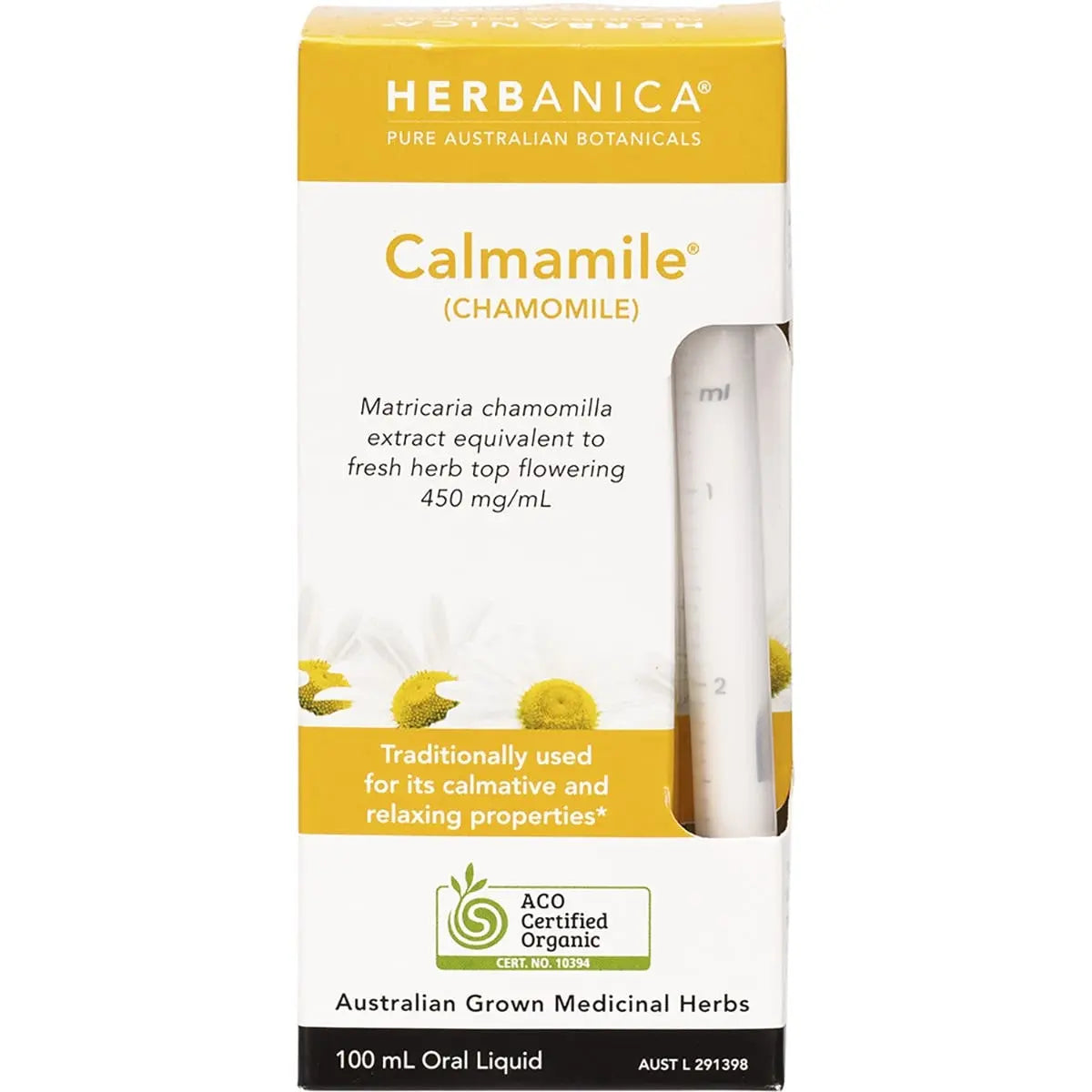 PPC HERBS Herbanica Herbal Tincture Calmamile - Chamomile 100ml PPC HERBS