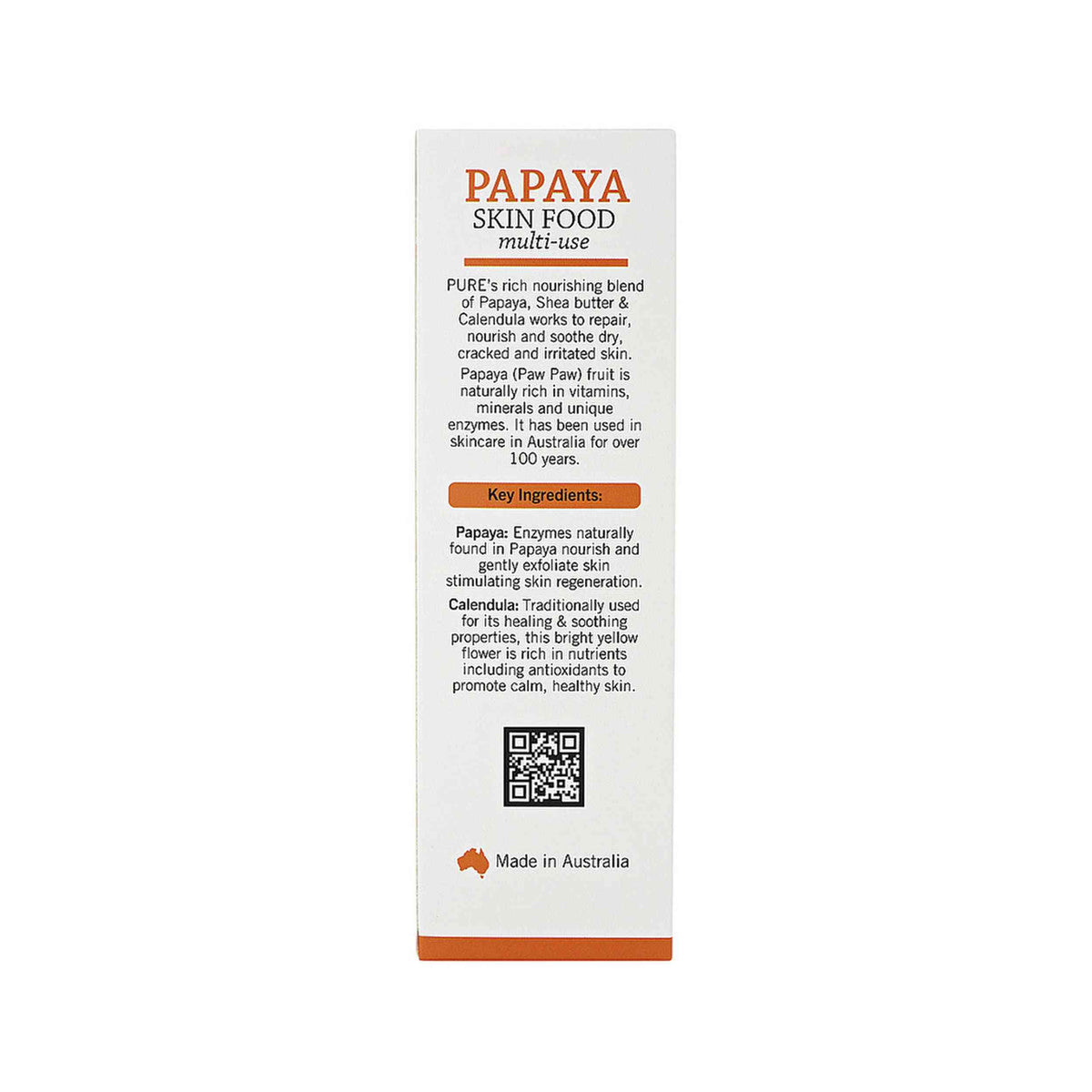 P'URE PAPAYACARE Papaya Skin Food Paw Paw With Calendula 75g
