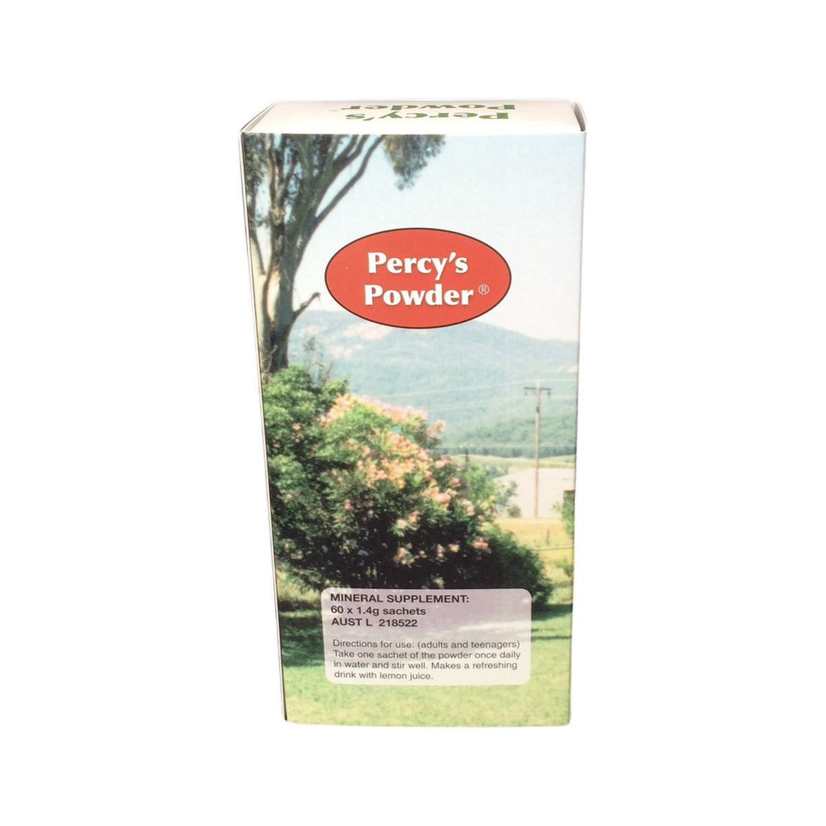 Percy's Products Percy's Powder (Mineral Supplement) Sachets 1.4g x 60 Pack - Cutprice Online