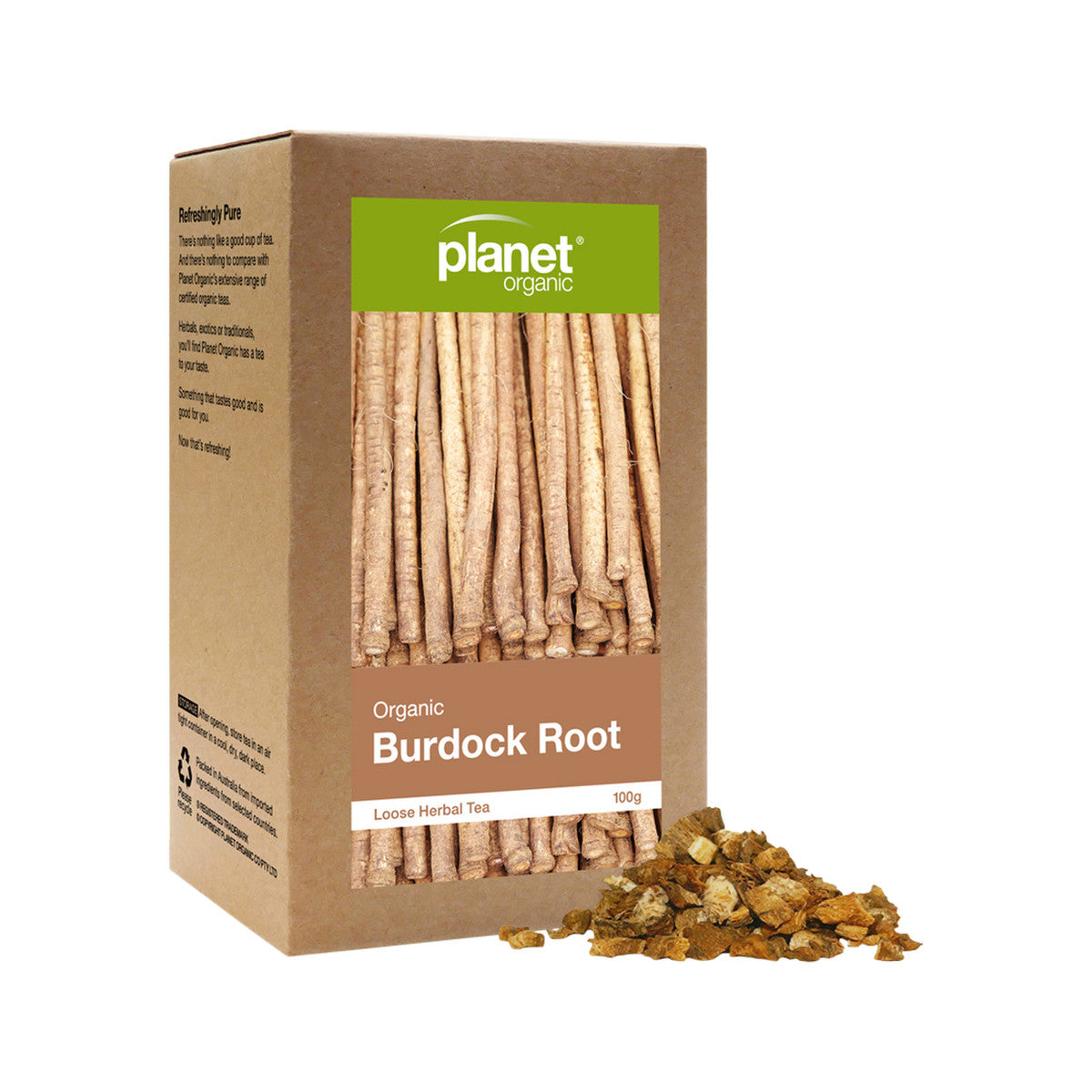 Planet Organic Organic Burdock Root Loose Leaf Tea 100g - Cutprice Online