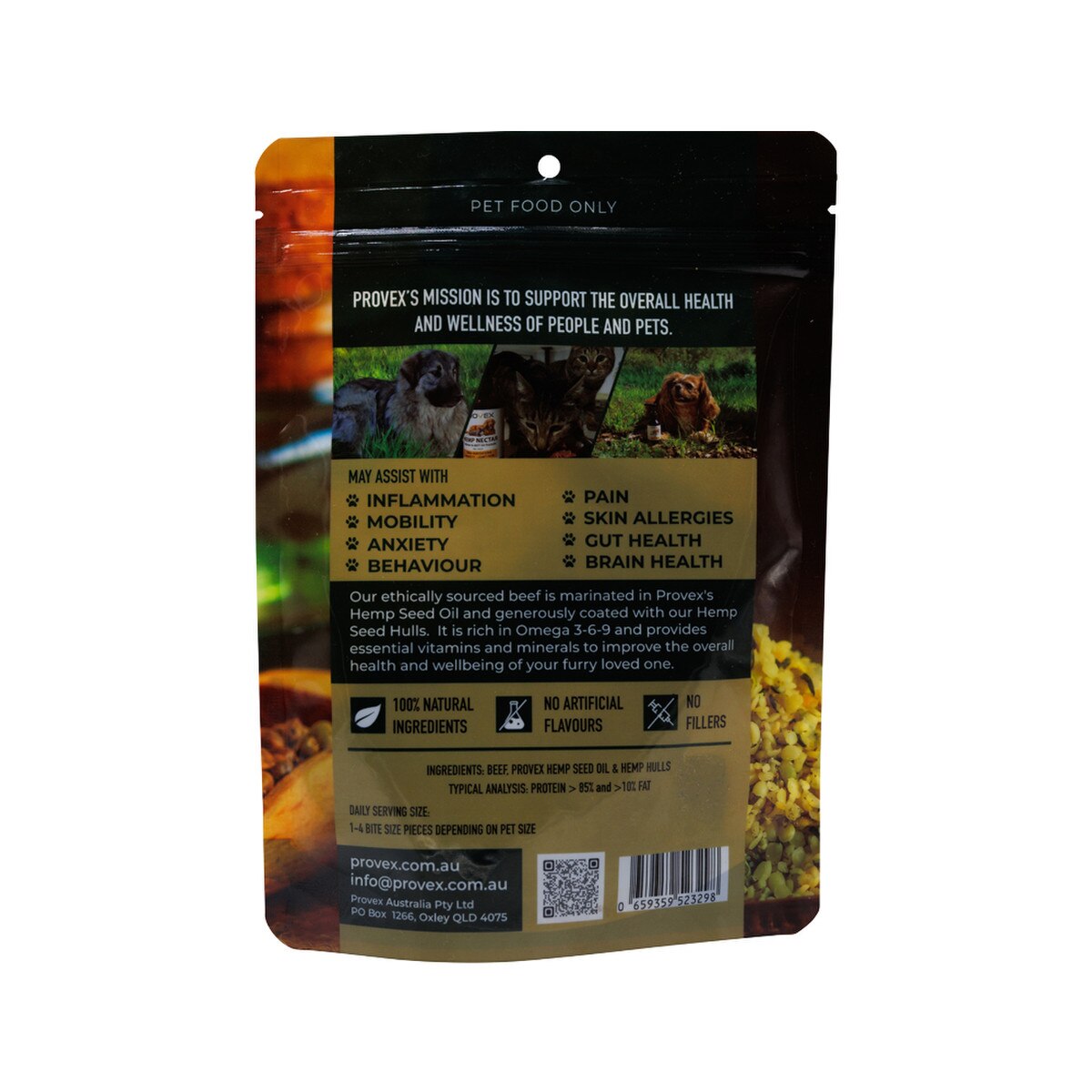 Provex Premium Hemp Treats Beef (for Pets) 90g - Cutprice Online