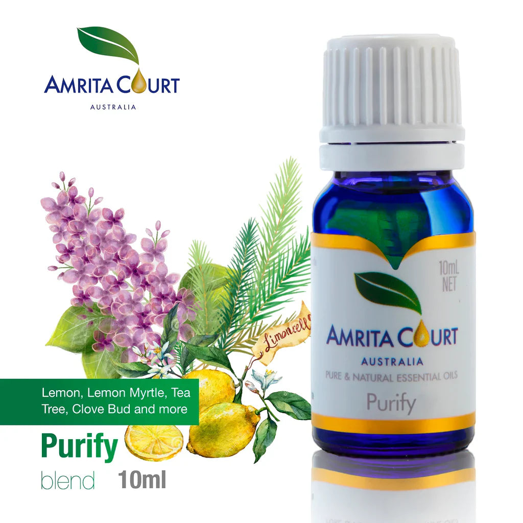 Amrita Court Pure & Natural Essential Oil Blend Purify 10ml Amrita Court