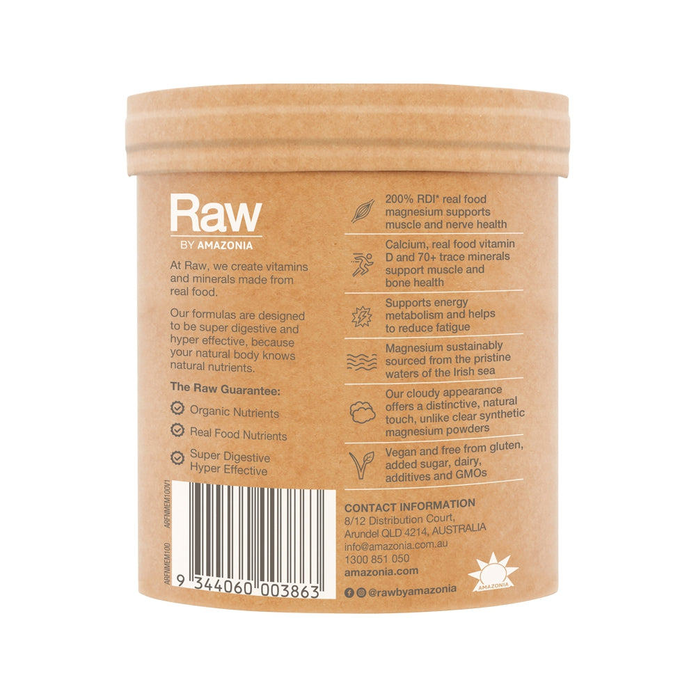 Raw Real Food Nutrients Muscle Magnesium Creamy Mango 100g