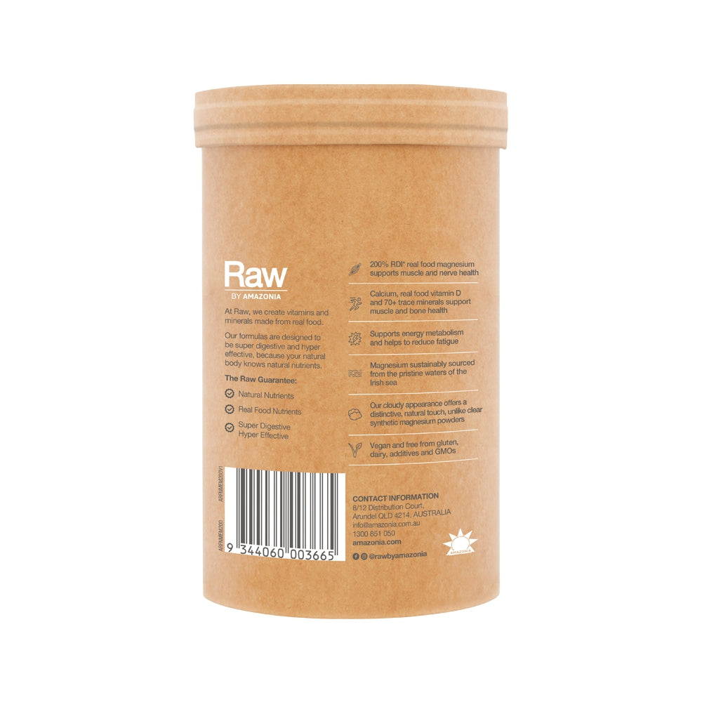 Raw Real Food Nutrients Muscle Magnesium Creamy Mango 200g