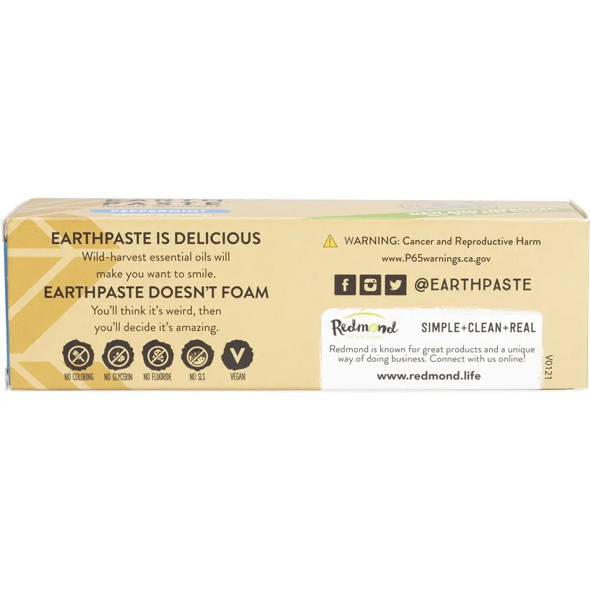 REDMOND Earthpaste - Toothpaste With Silver Peppermint 113g REDMOND