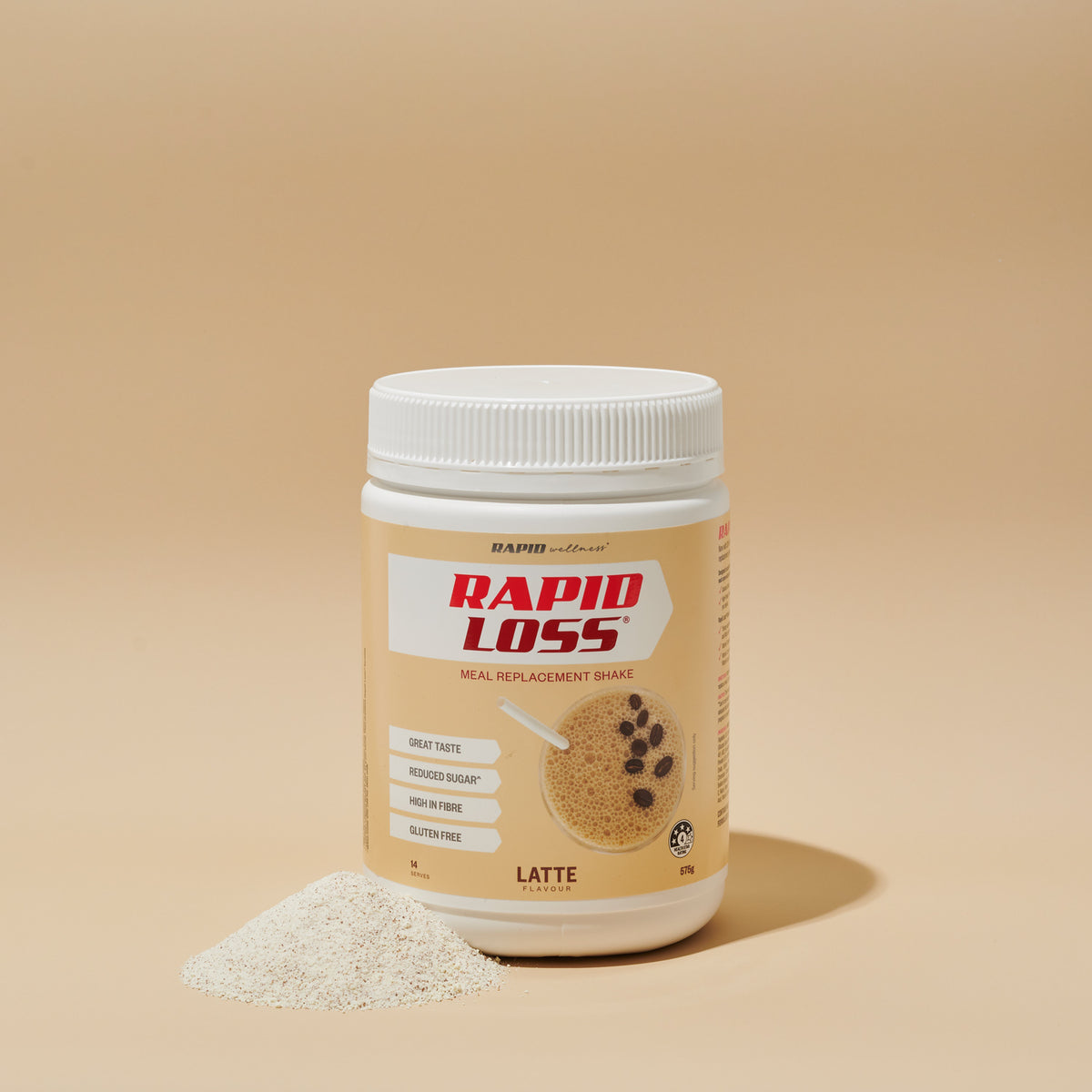 Rapid Loss Latte Meal Replacement Shake 575g - Cutprice Online
