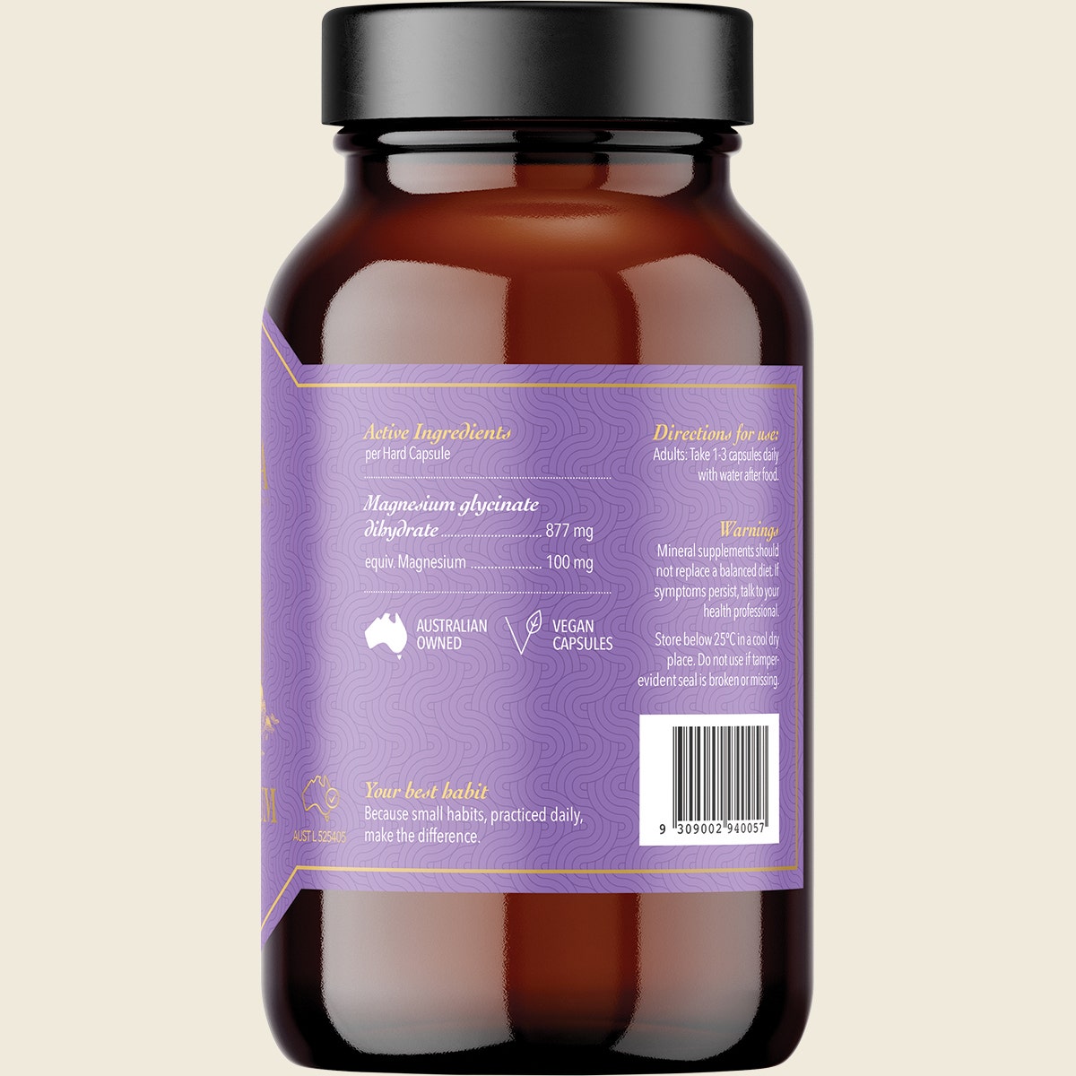Ritua Magnesium Glycinate 120 Caps