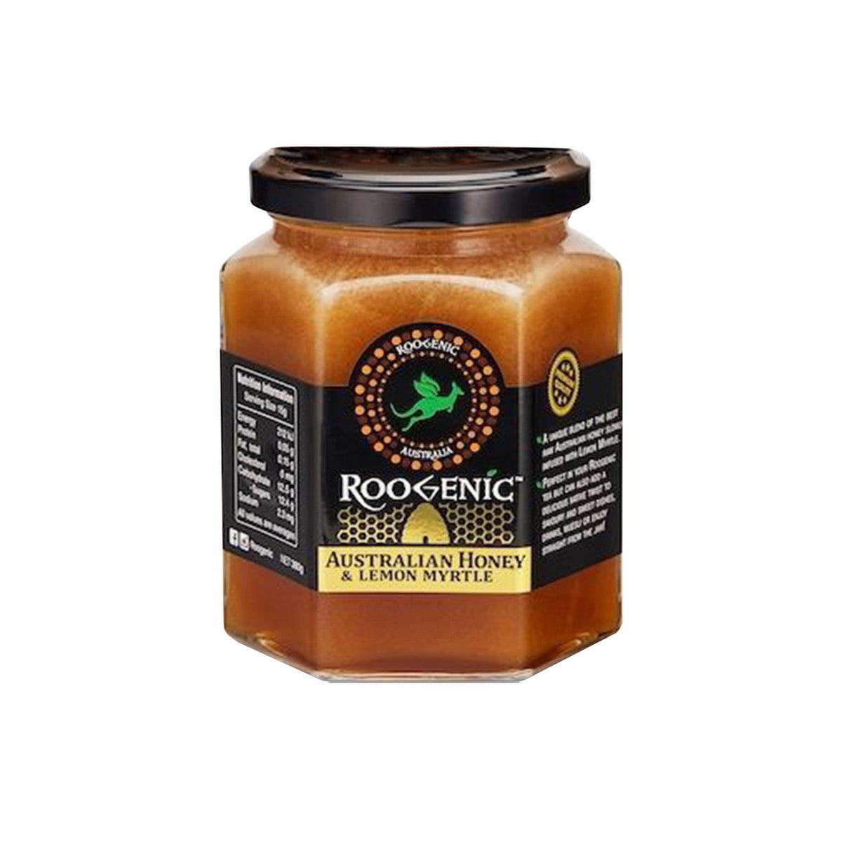 Roogenic Australian Honey & Lemon Myrtle 380g - Cutprice Online