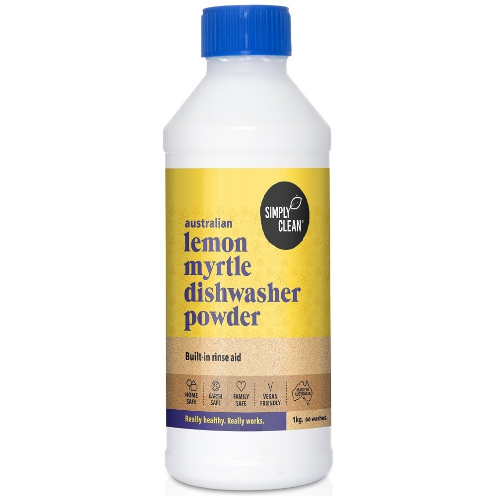 Simply Clean Lemon Myrtle Dishwasher Powder 1kg - Cutprice Online