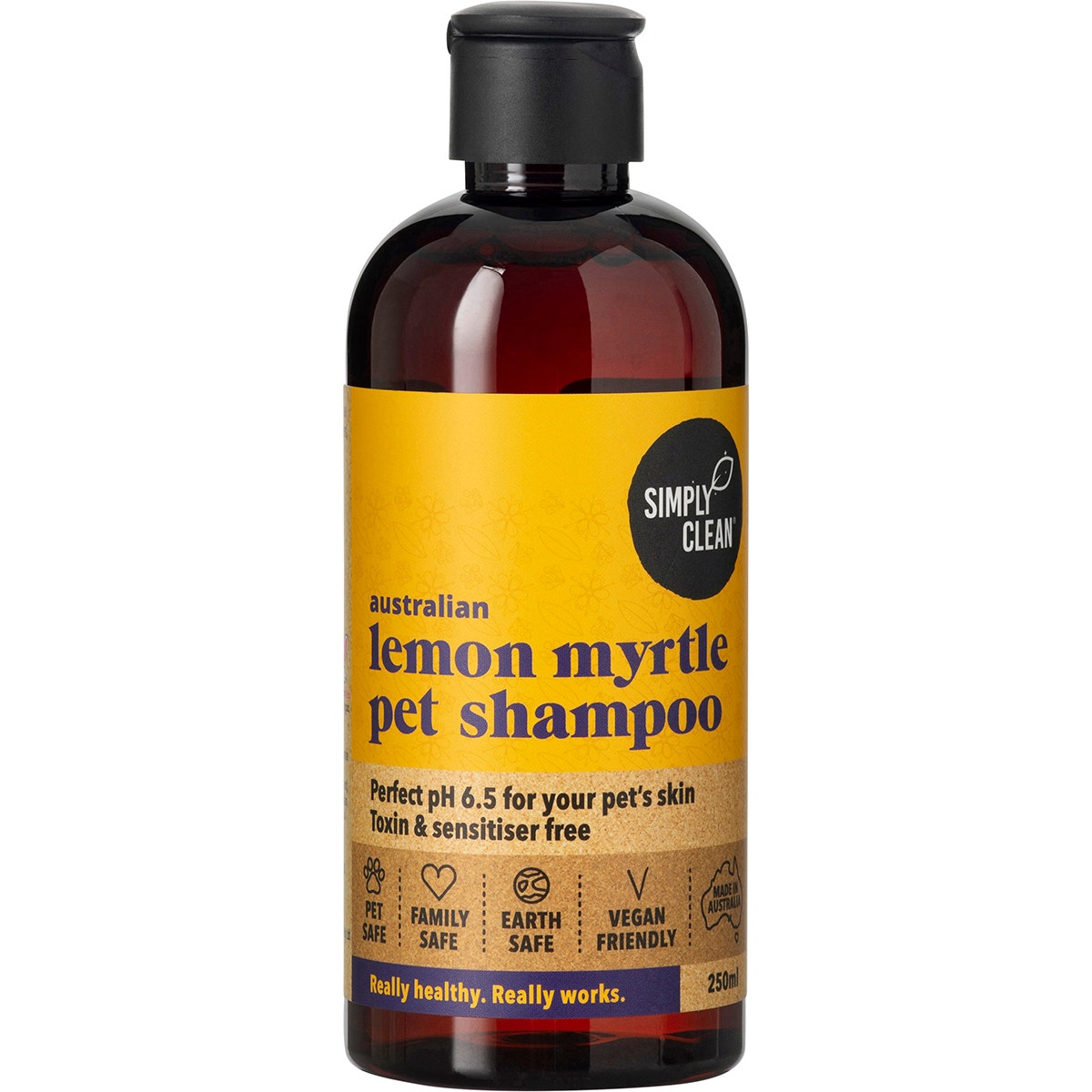 Simply Clean Lemon Myrtle Pet Shampoo 250ml - Cutprice Online