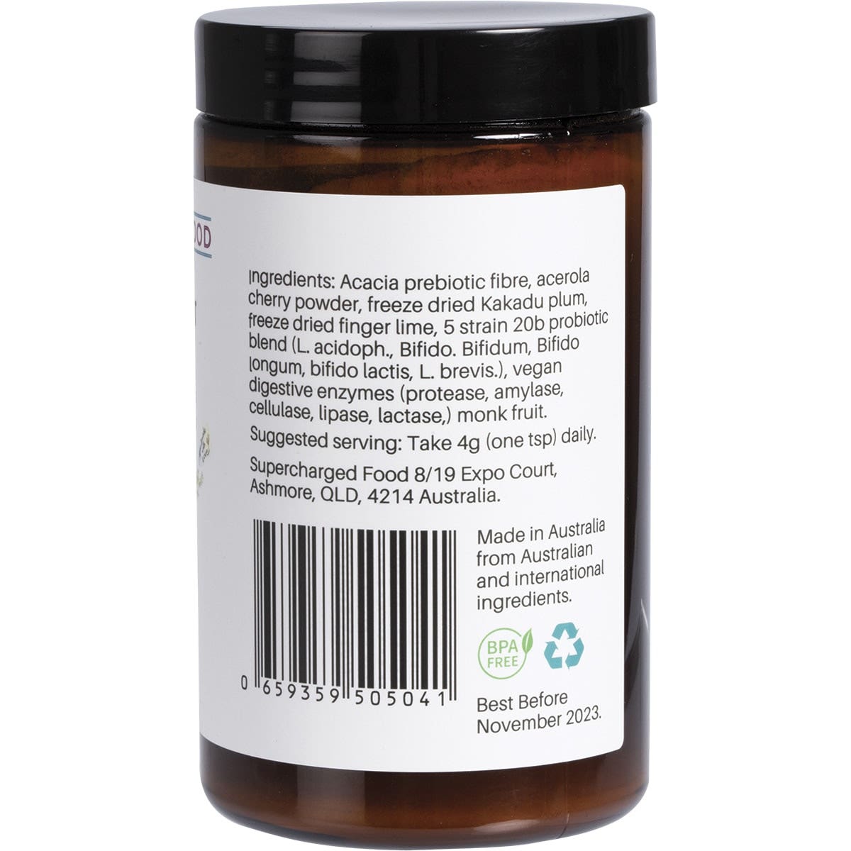 Supercharged Food Love Your Gut Synbiotic Powder Pre/Probiotic 120g - Cutprice Online