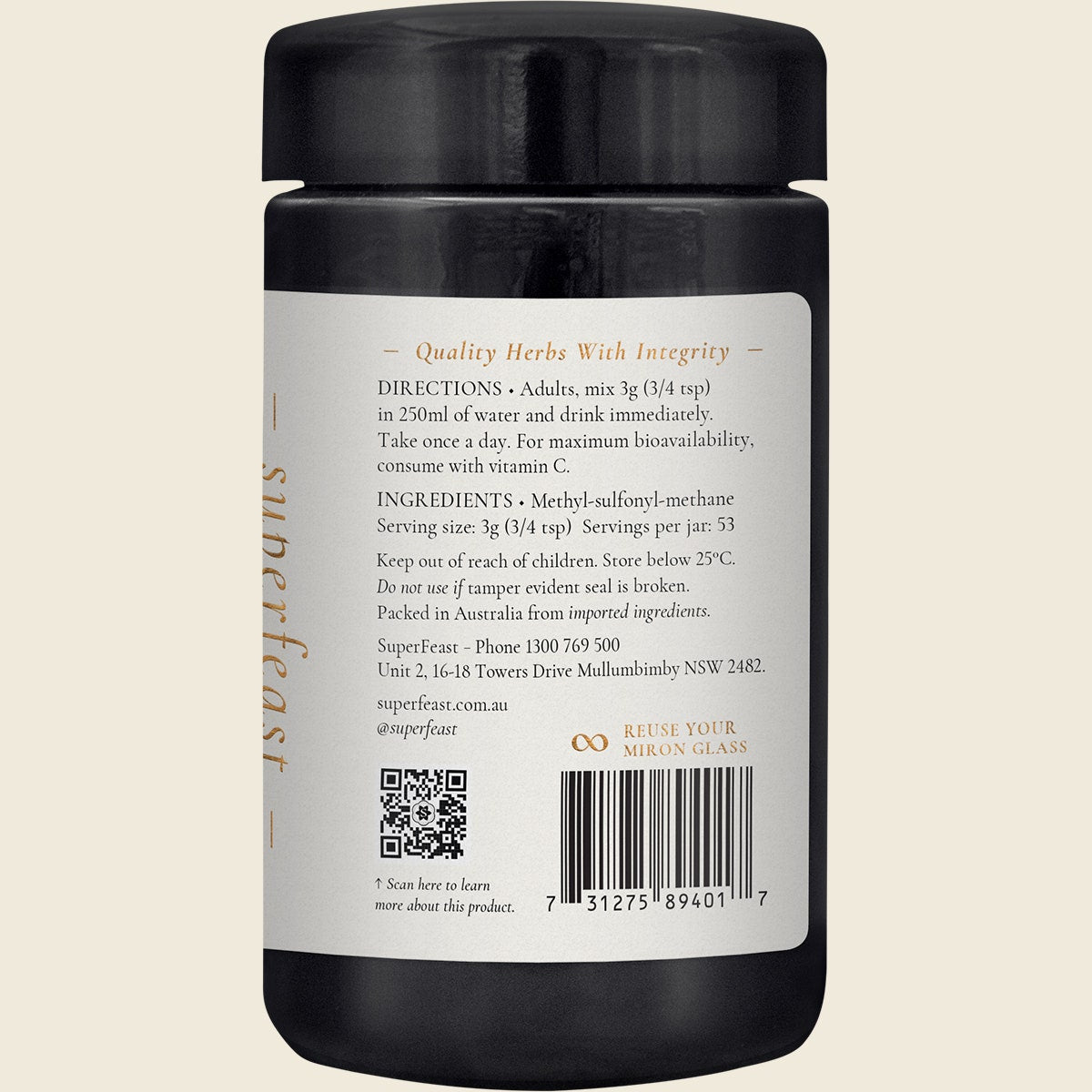 Superfeast Msm 160g - Cutprice Online