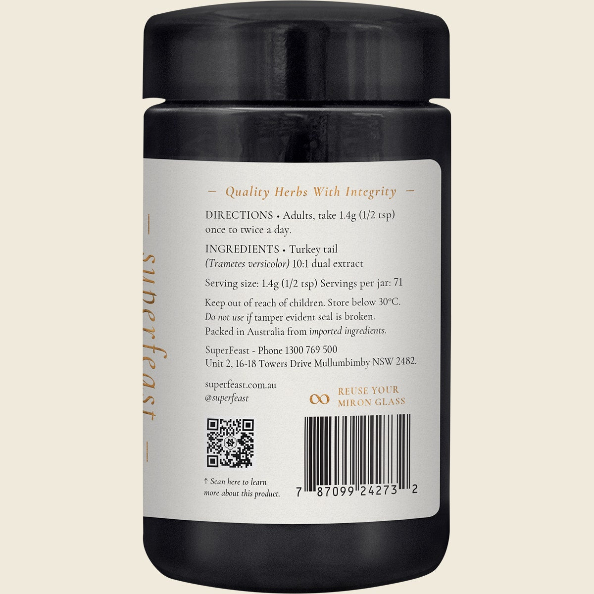 Superfeast Turkey Tail 100g - Cutprice Online