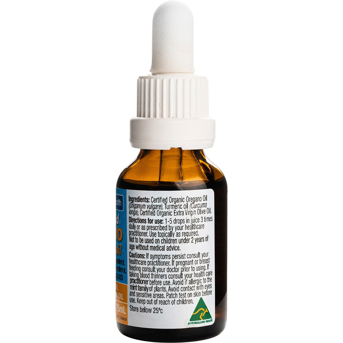 Solutions 4 Health Oil of Wild Oregano & Turmeric Oil 25ml - Cutprice Online