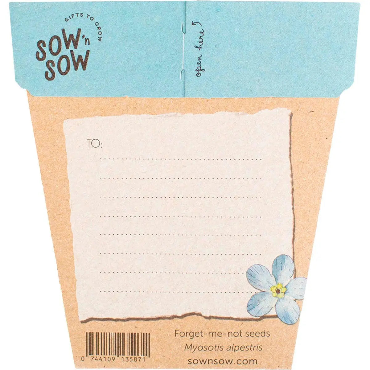 SOW 'N SOW Gift Of Seeds Forget Me Not 1 SOW 'N SOW