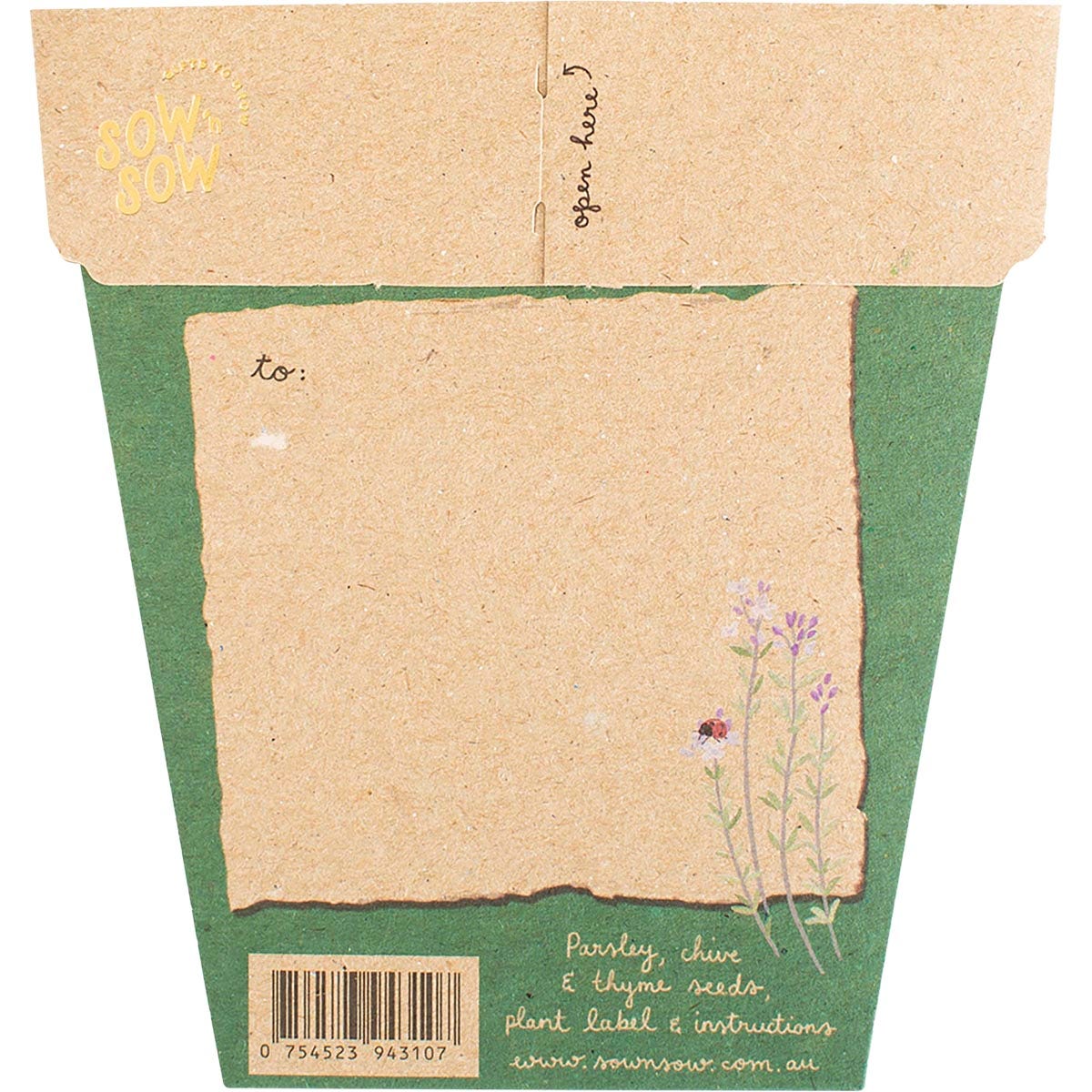 SOW 'N SOW Gift of Seeds Merry Christmas 1 - Cutprice Online
