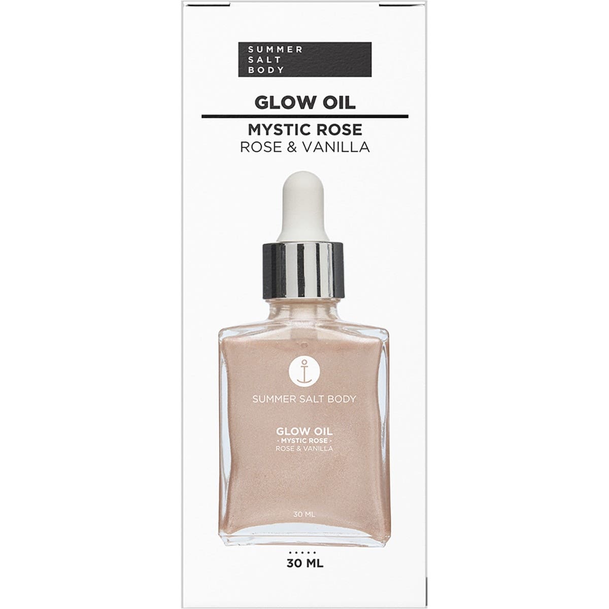 Summer Salt Body Glow Oil Mystic Rose Rose & Vanilla 30ml - Cutprice Online