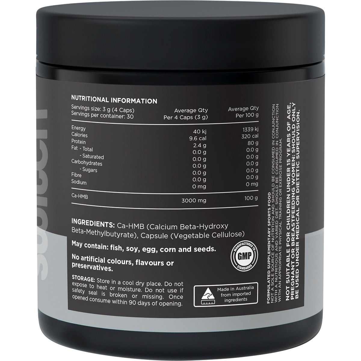 SWITCH NUTRITION HMB Ca-Beta-Hydroxy Beta-Methylbutryate 120 Caps - Cutprice Online