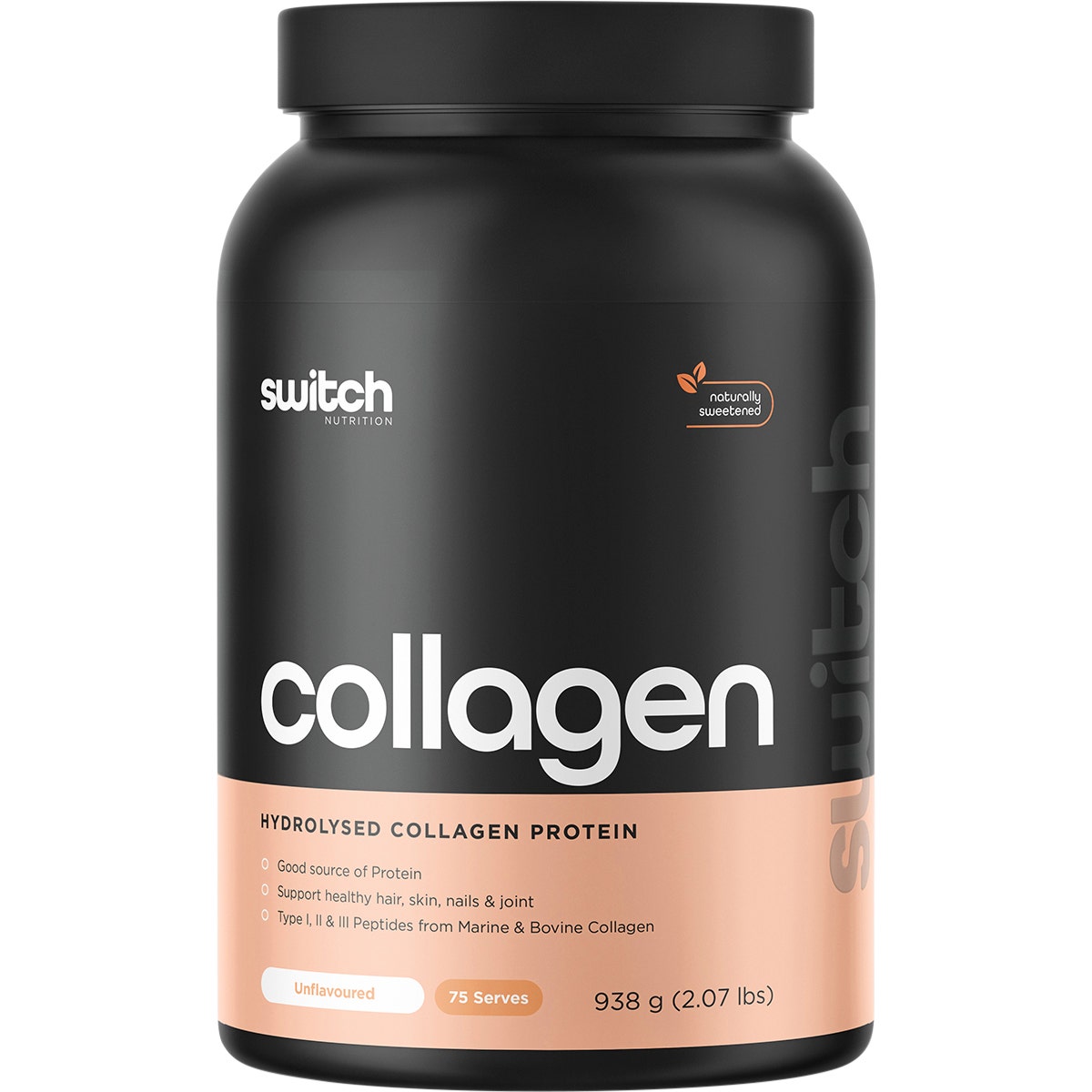 Switch Nutrition Hydrolysed Collagen Protein Unflavoured 938g - Cutprice Online