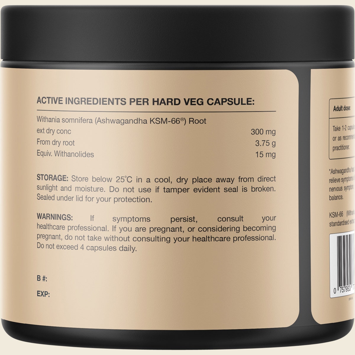 SWITCH NUTRITION Ashwagandha 60 Caps - Cutprice Online