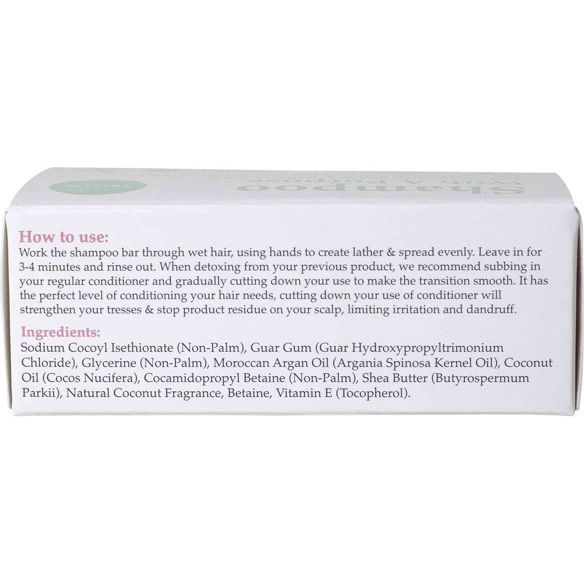 SHAMPOO WITH A PURPOSE Shampoo & Conditioner Bar The O.G. - For All Hair Types 135g