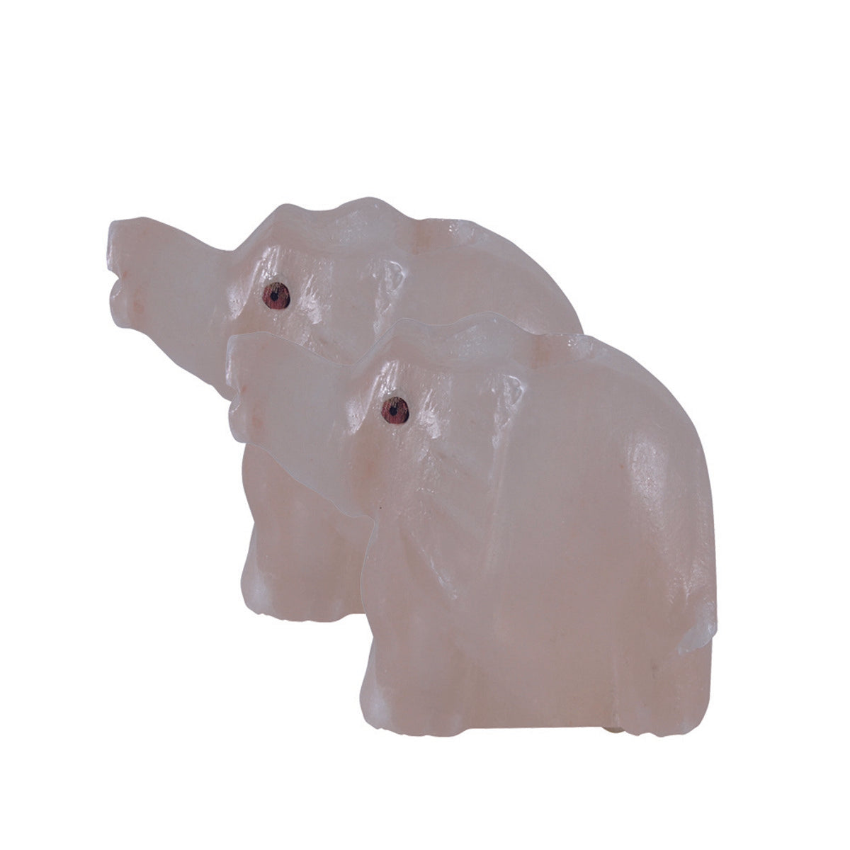 SaltCo Salt Crystal Tea Light Elephant x 2 - Cutprice Online
