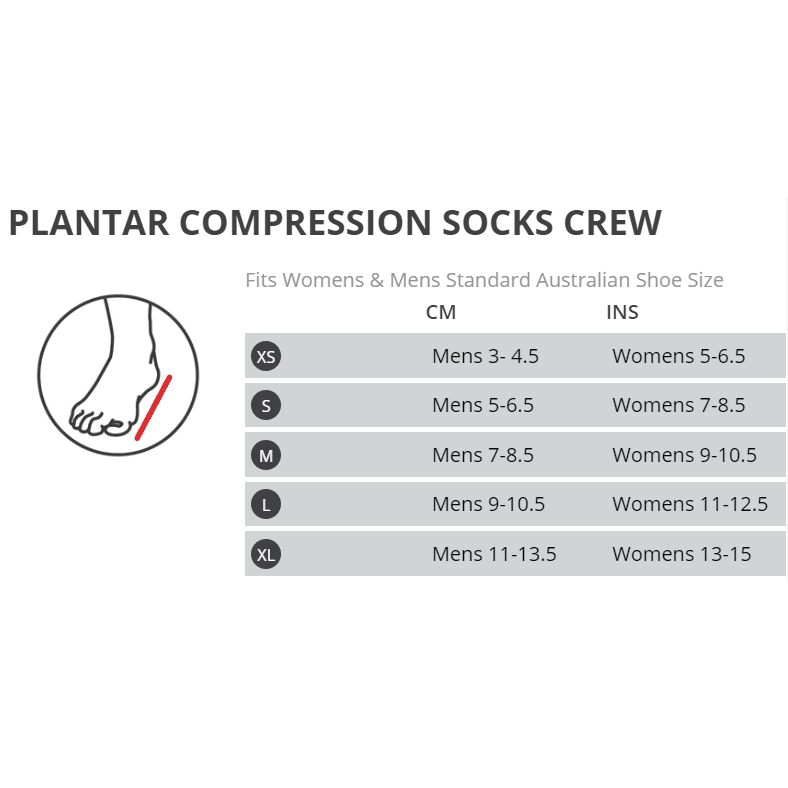 Thermoskin Plantar FXT Crew Compression Socks - Cutprice Online