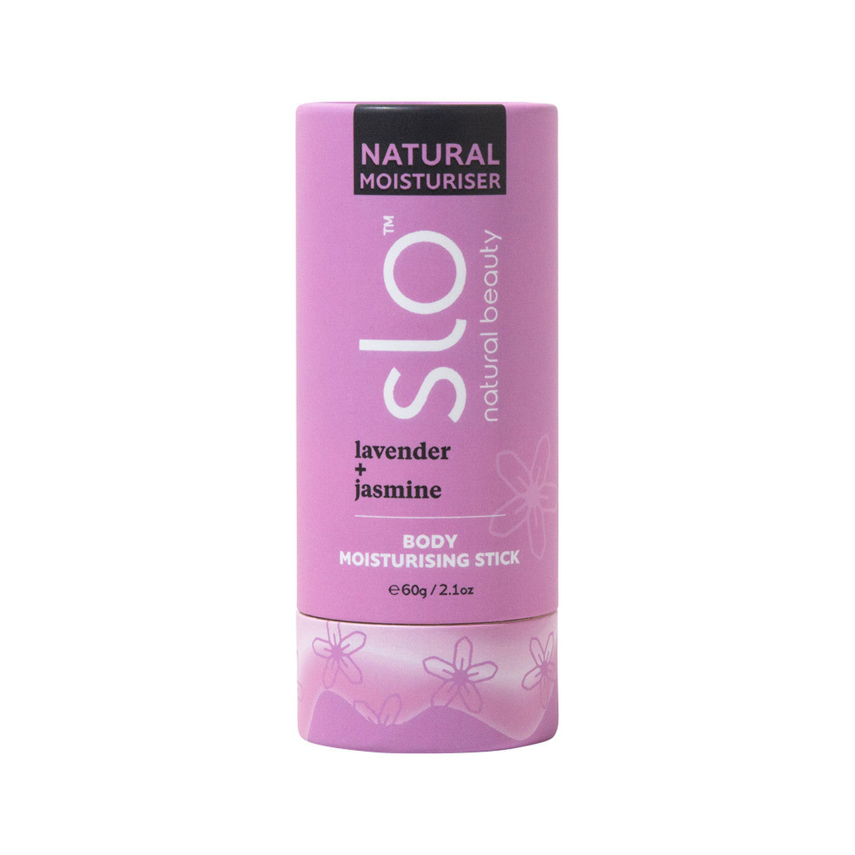 Slo Natural Beauty Natural Body Moisturising Stick Lavender + Jasmine 60g - Cutprice Online