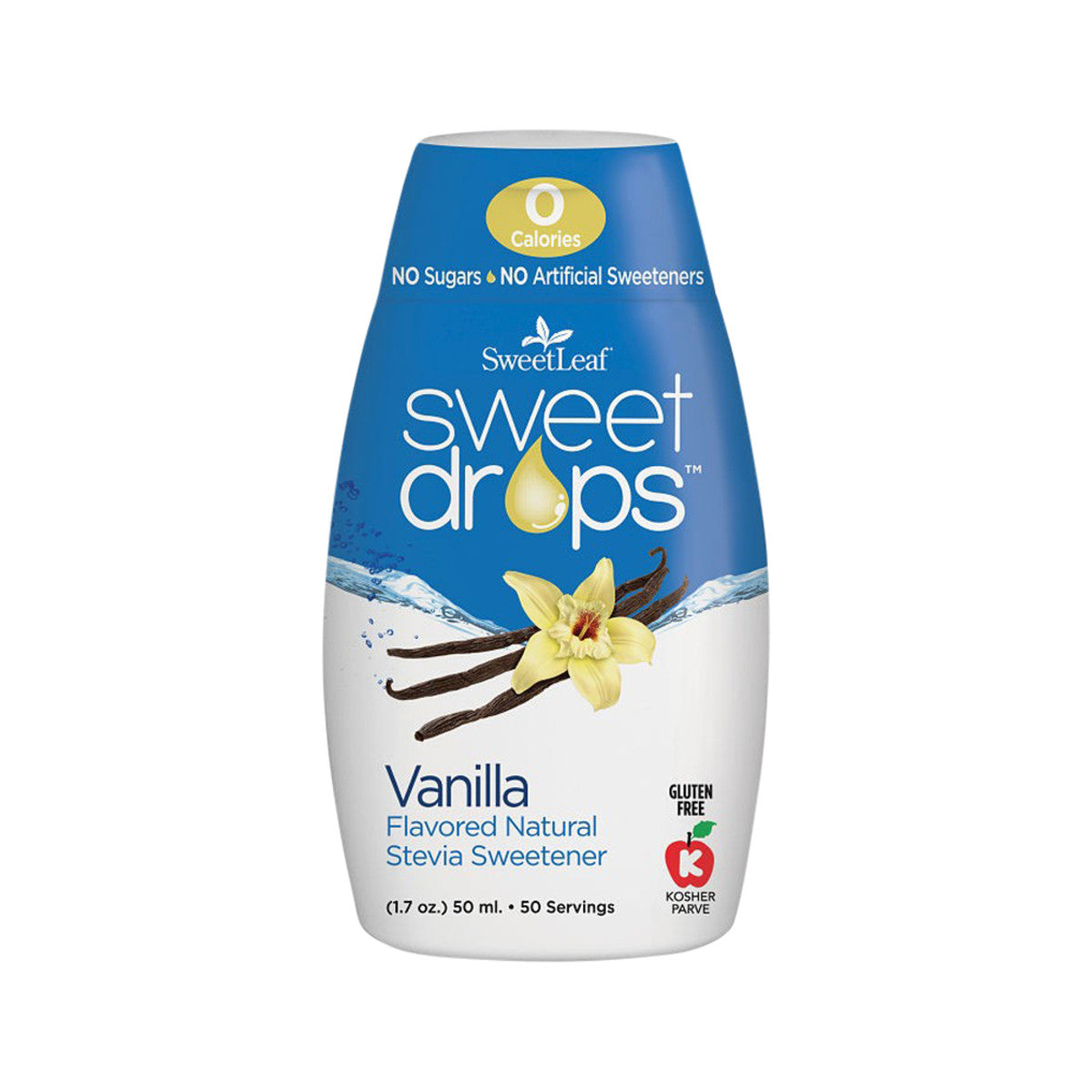 Sweet Leaf Sweet Drops Stevia Liquid Vanilla Creme Squeeze Pack 50ml - Cutprice Online
