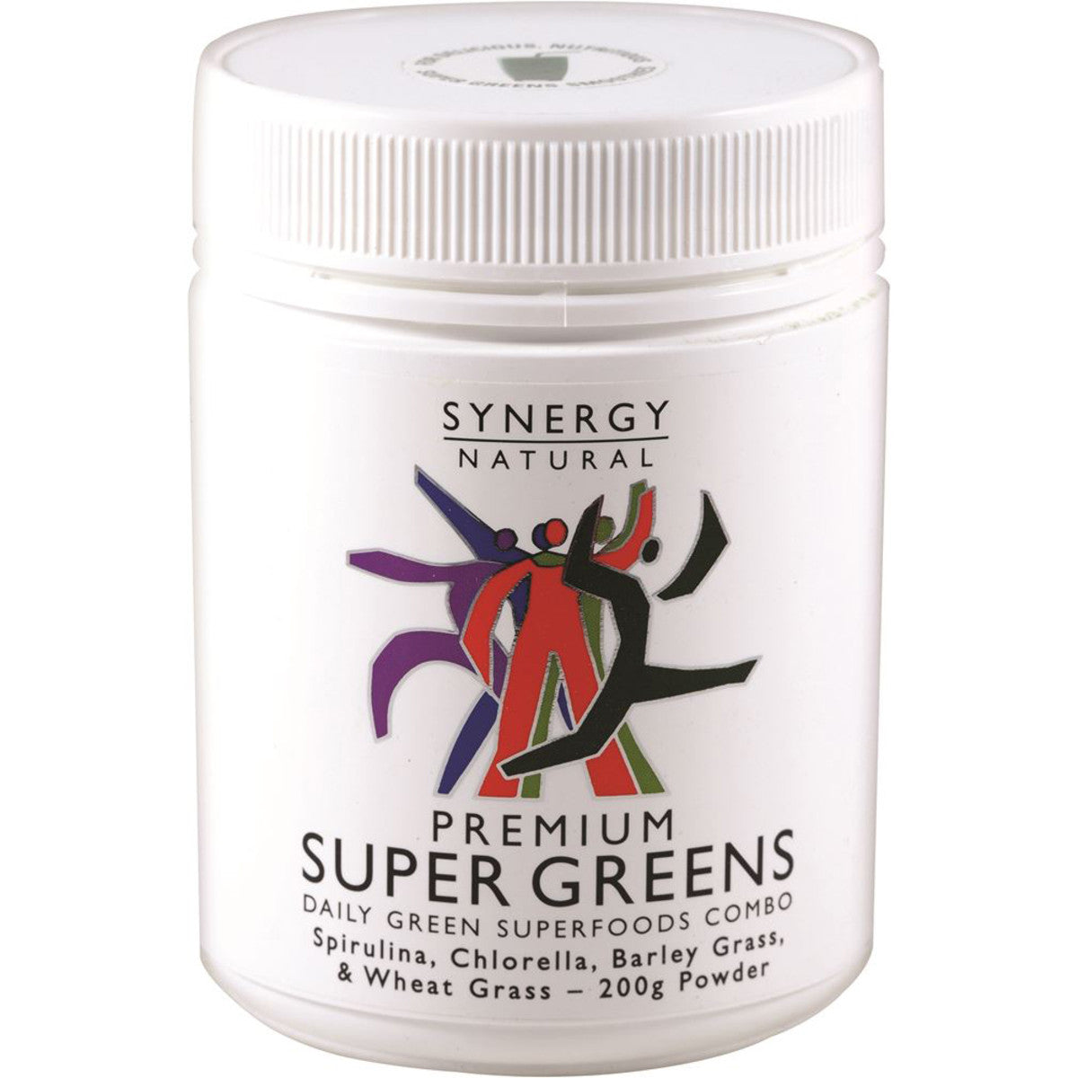 Synergy Natural Premium Super Greens (Spirulina, Chlorella, Barley Grass & Wheat Grass) Powder 200g - Cutprice Online