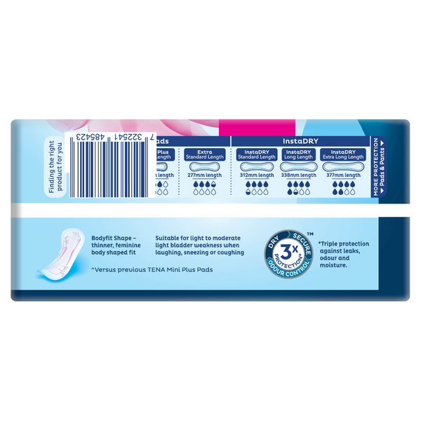 Tena Lady Ultra Thin Mini Standard Length Pads 20PK - Cutprice Online