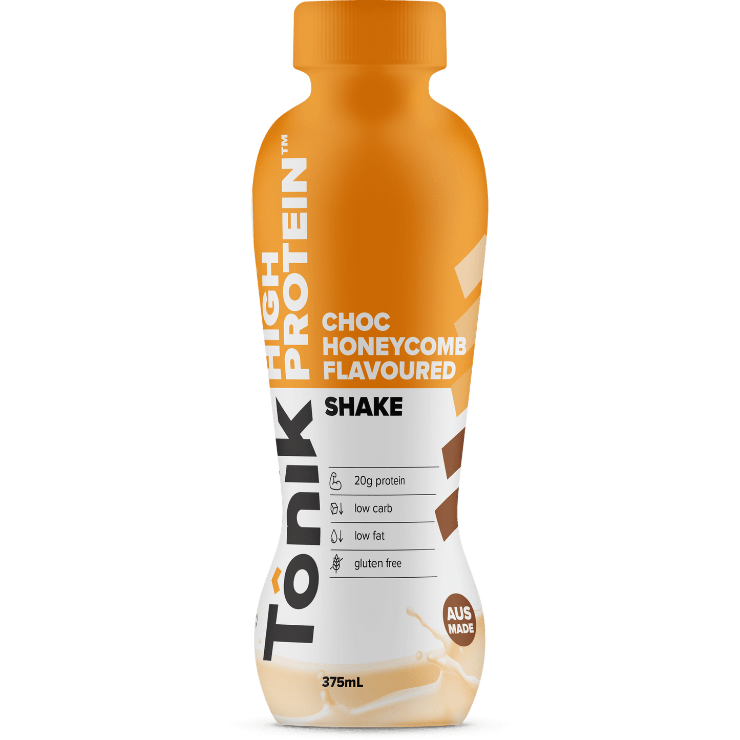 Tonik Pro Protein Drink Choc Honeycomb 375ml (Pack of 6) - Cutprice Online