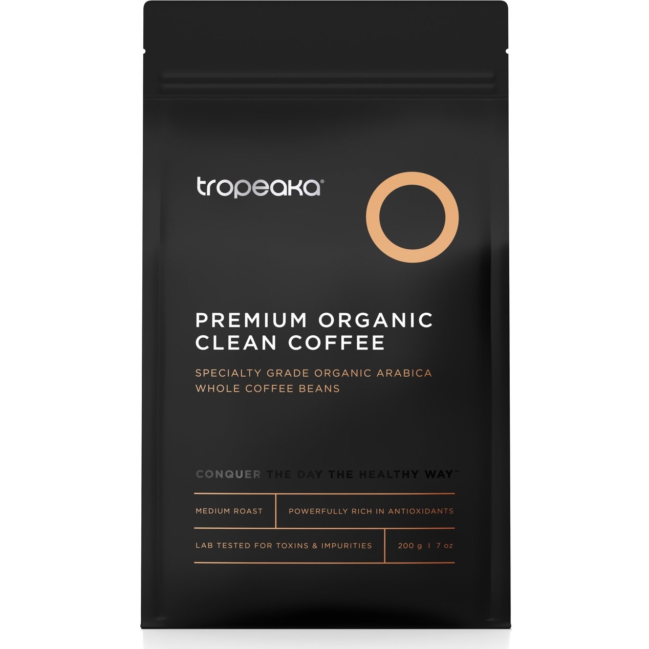 Tropeaka Premium Org Clean Coffee-Whole 200g - Cutprice Online