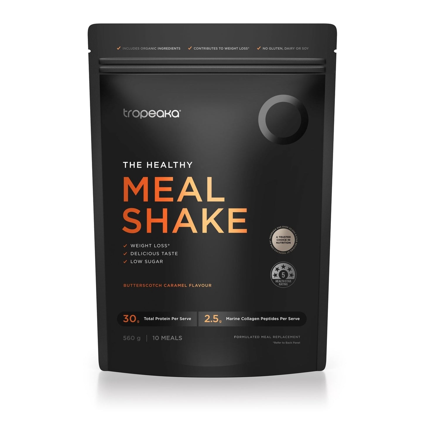 Tropeaka Mealshake Butterscotch Caramel 560g - Cutprice Online