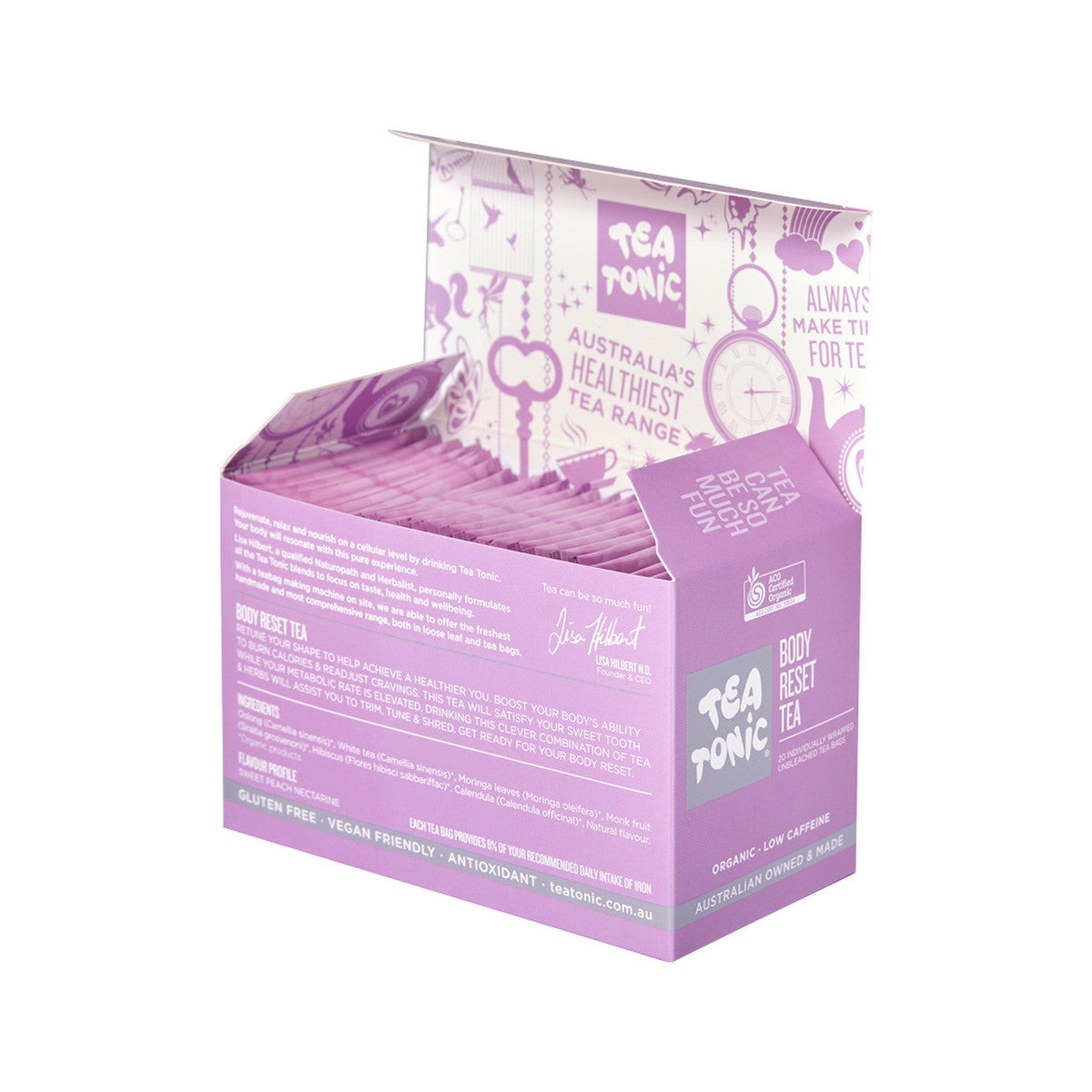Tea Tonic Organic Body Reset Tea x 20 Tea Bags - Cutprice Online