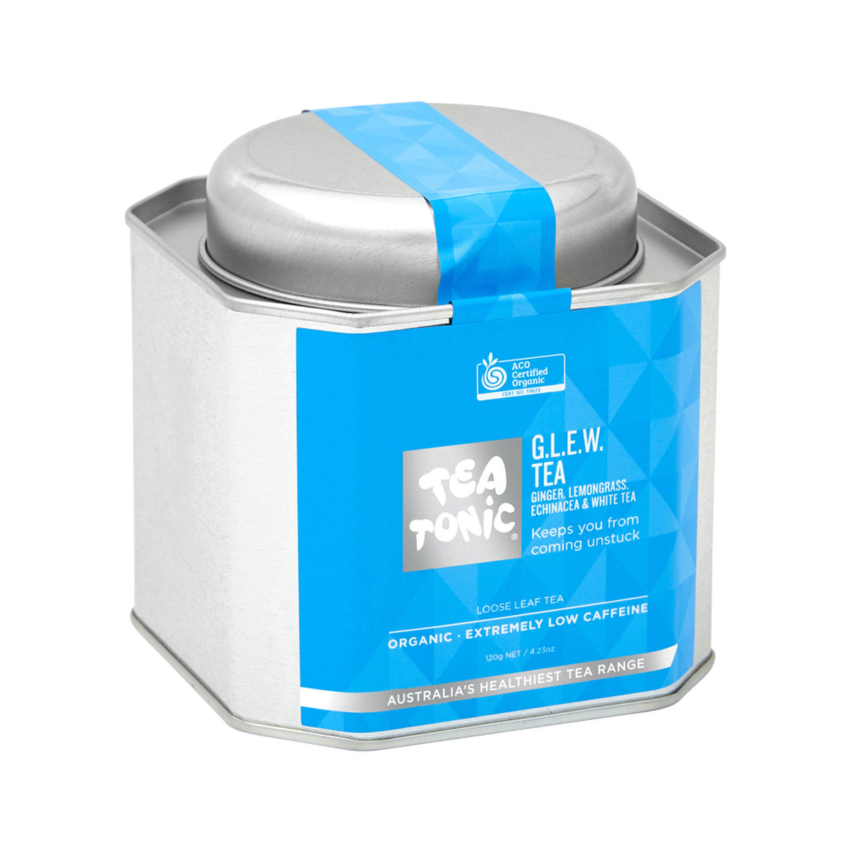 Tea Tonic Organic G.L.E.W. Tea Caddy Tin 120g - Cutprice Online