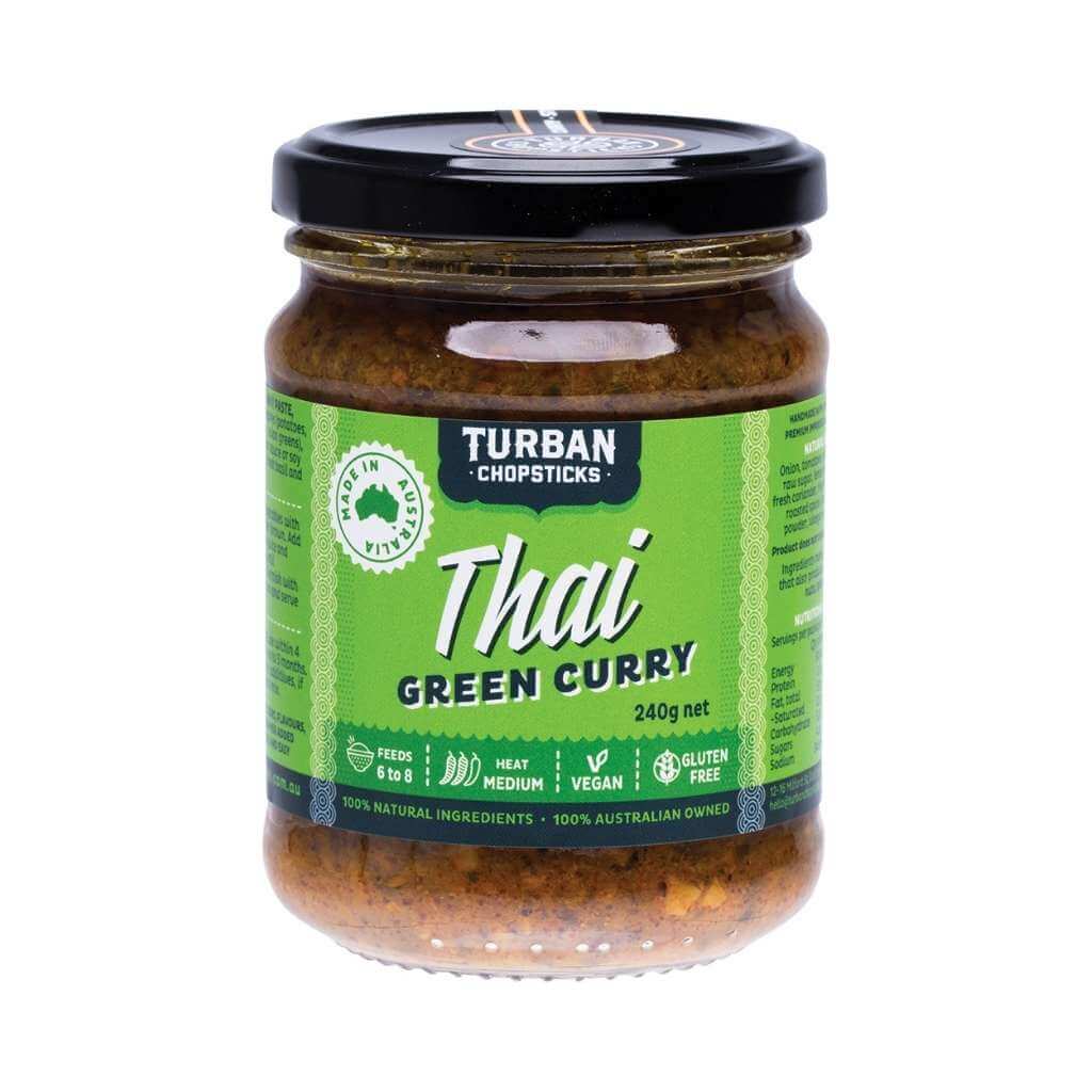 TURBAN CHOPSTICKS Curry Paste Thai Green Curry 240g - Cutprice Online