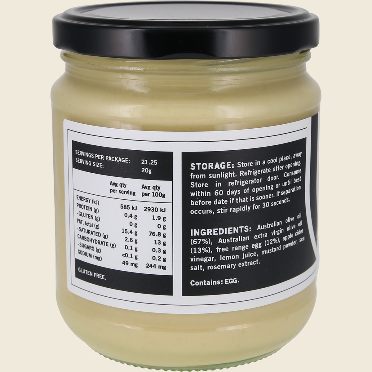 Undivided Food Co Good Fat Jumbo Mayo 8x425g