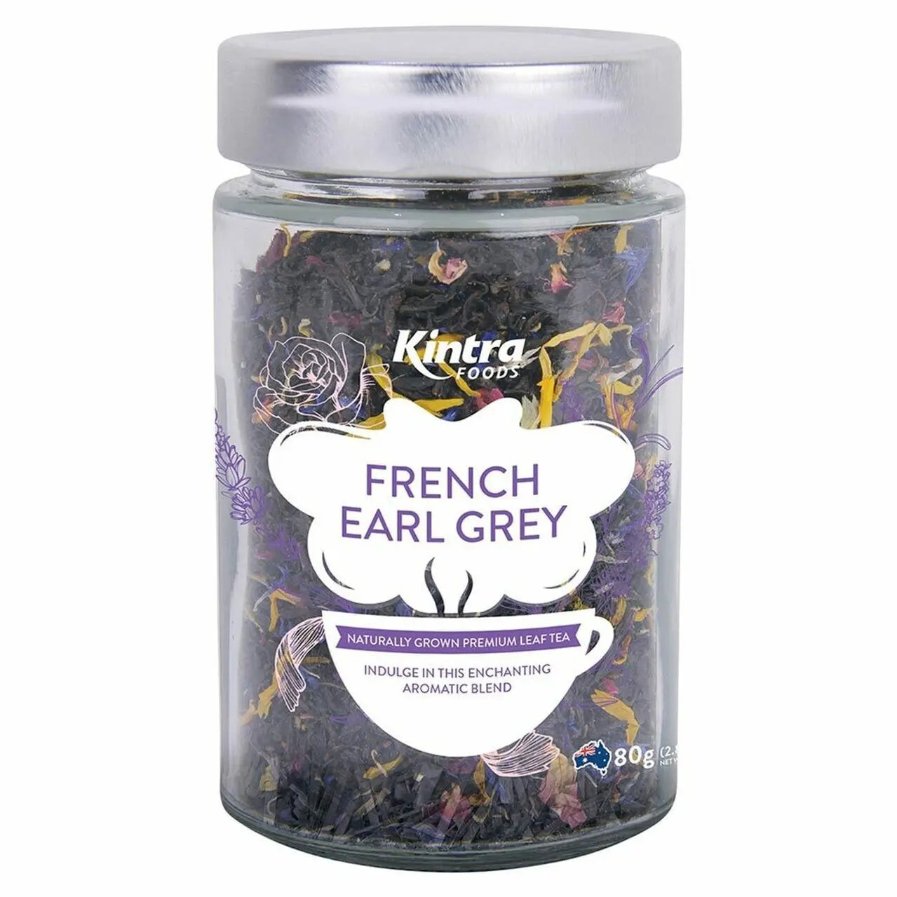 KINTRA FOODS Loose Leaf Tea French Earl Grey 80g KINTRA FOODS
