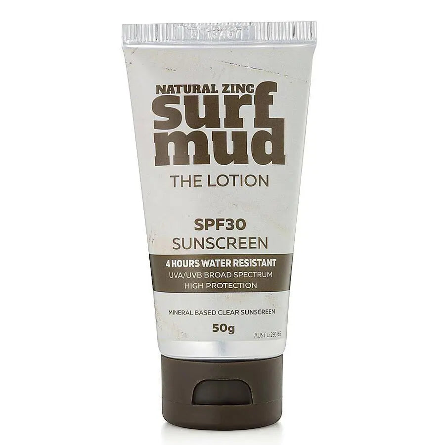 SURFMUD Natural Zinc Sunscreen SPF 30 50g SURFMUD