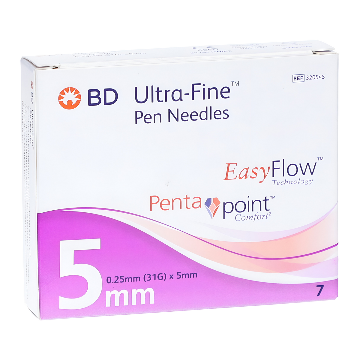Embecta Ultra-Fine 31g 5mm Pen Needle Box140