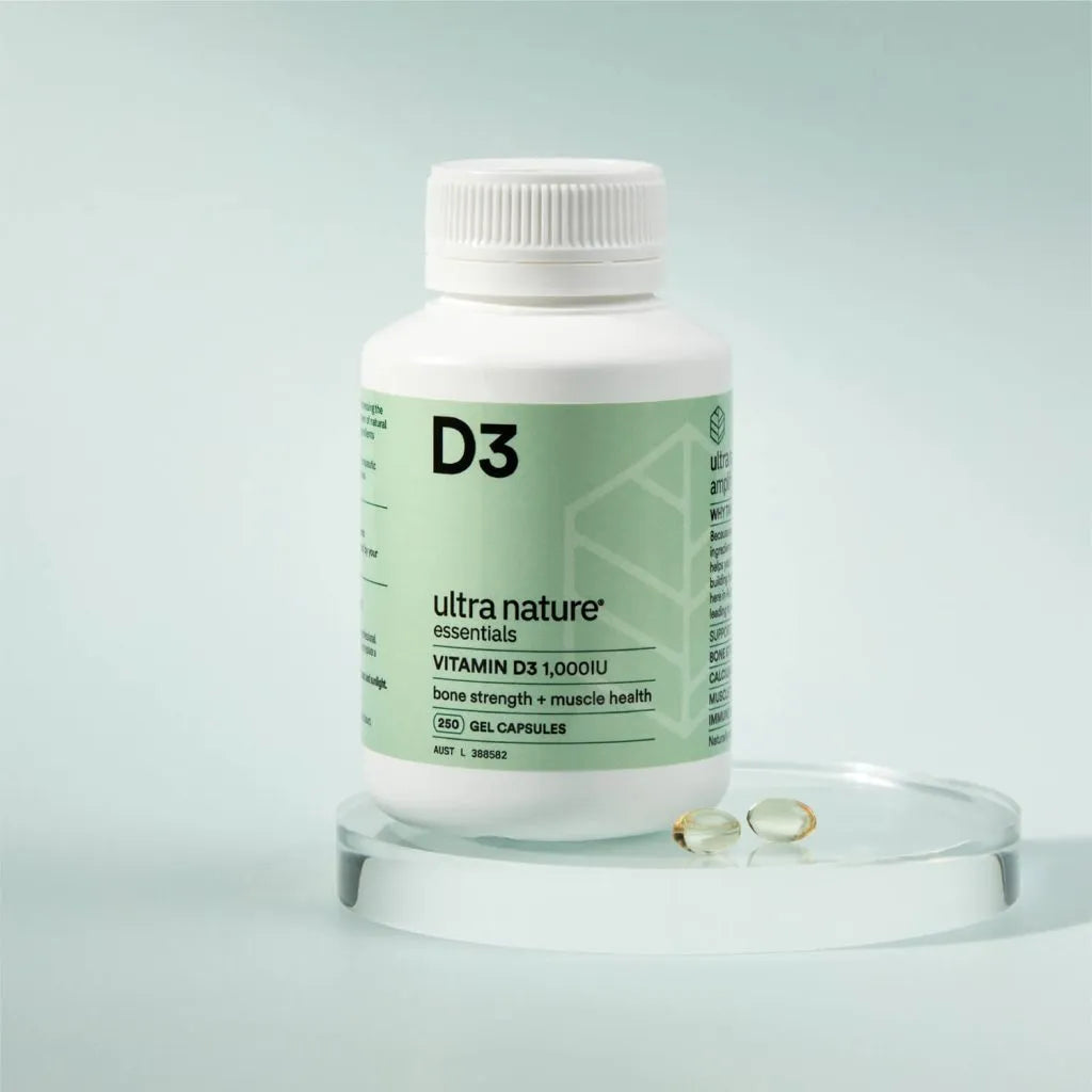 Ultra Nature Essentials Vitamin D3 250 Capsules - Cutprice Online
